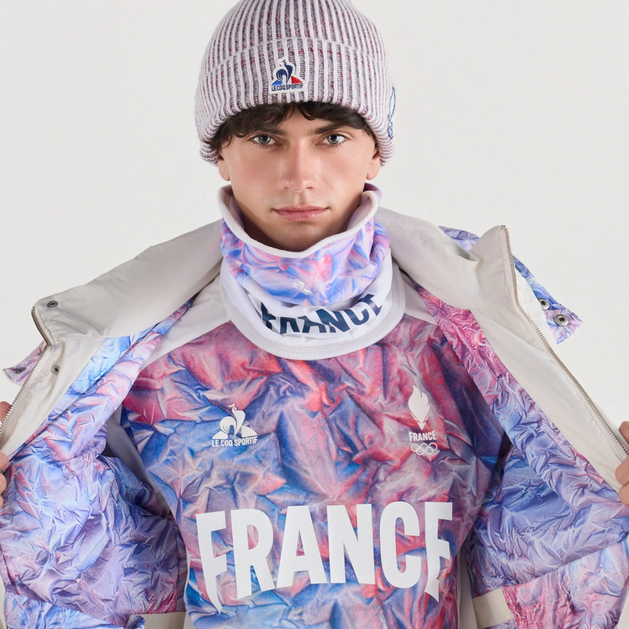 2610261-EFR 26 Snood N°1 all over milan | Cache-cou FRANCE en polaire Unisexe sold by Le Coq Sportif product image thumbnail 4