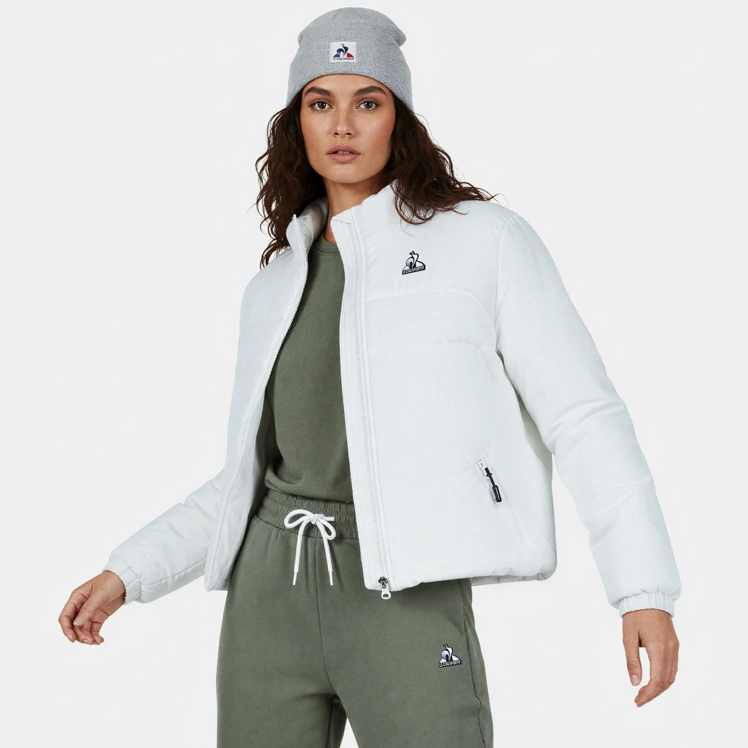 Doudoune courte Essentiel chaude et déperlante avec badge logo brodé sold by Le Coq Sportif