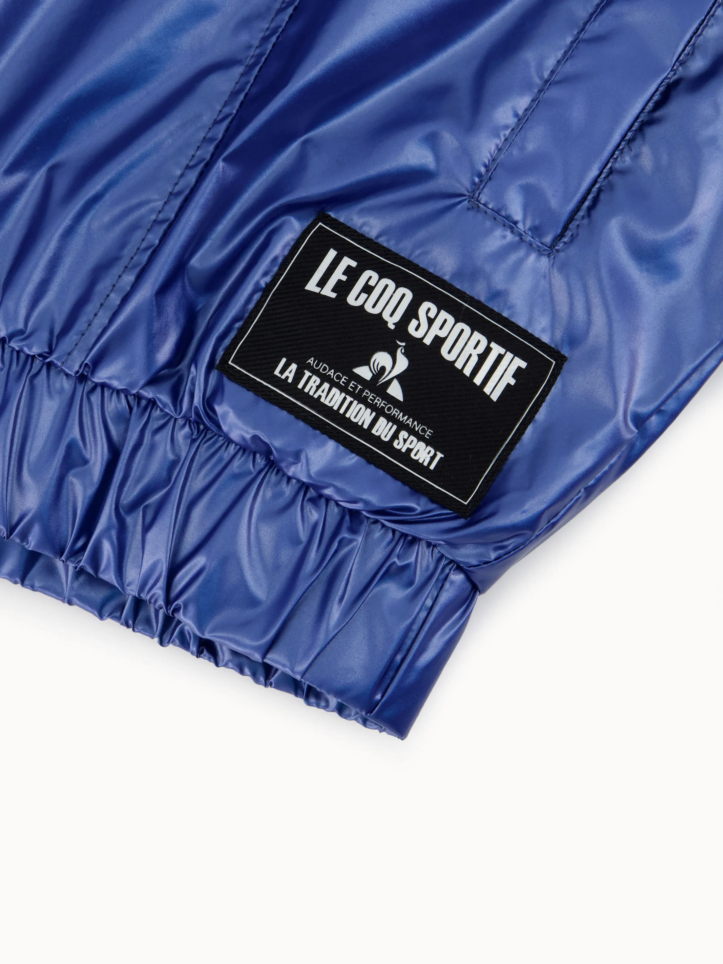Veste de pluie zippée déperlante effet métallisé sold by Le Coq Sportif product image thumbnail 3