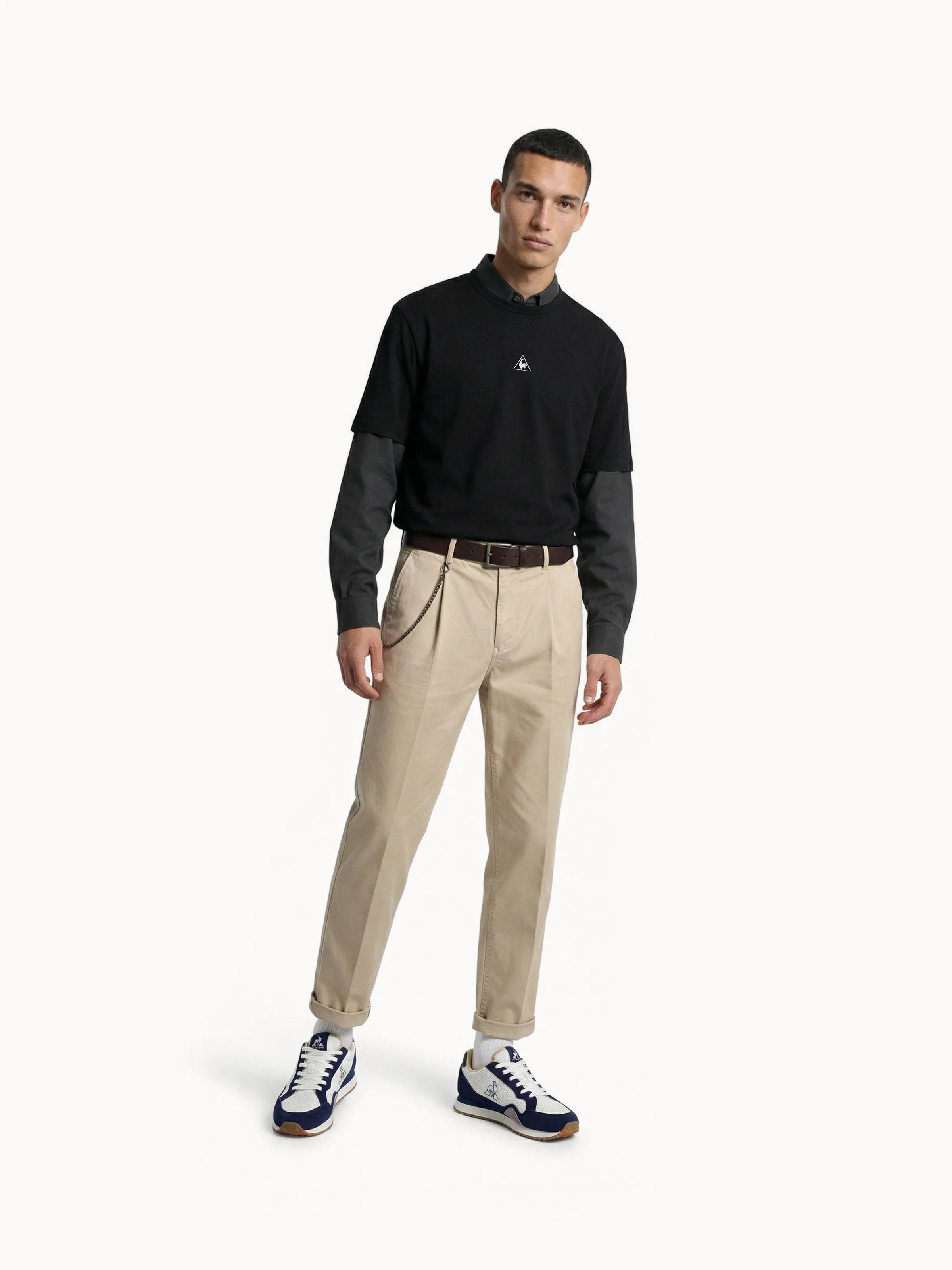 T-shirt oversize en jersey de coton et logo triangle centré sold by Le Coq Sportif product image thumbnail 4