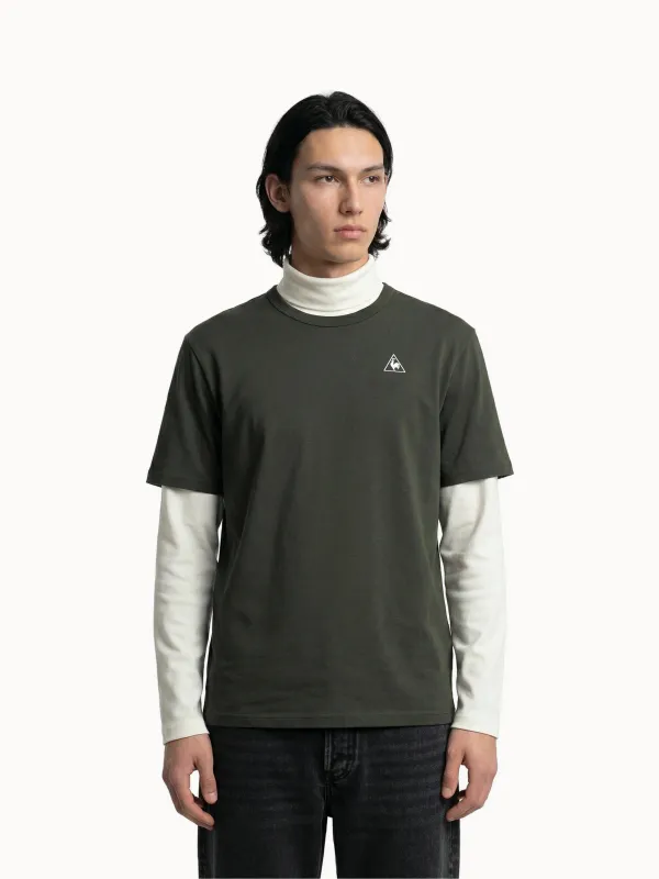 T-shirt relax en jersey de coton et logo triangle sold by Le Coq Sportif