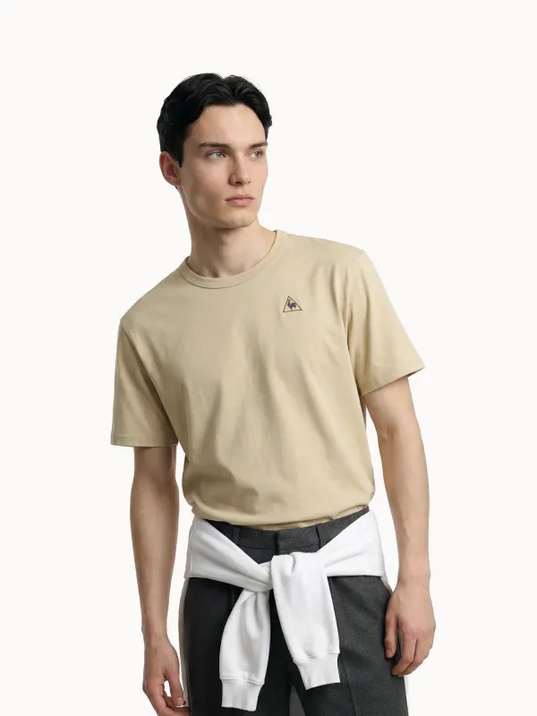 T-shirt relax en jersey de coton et logo triangle made by Le Coq Sportif