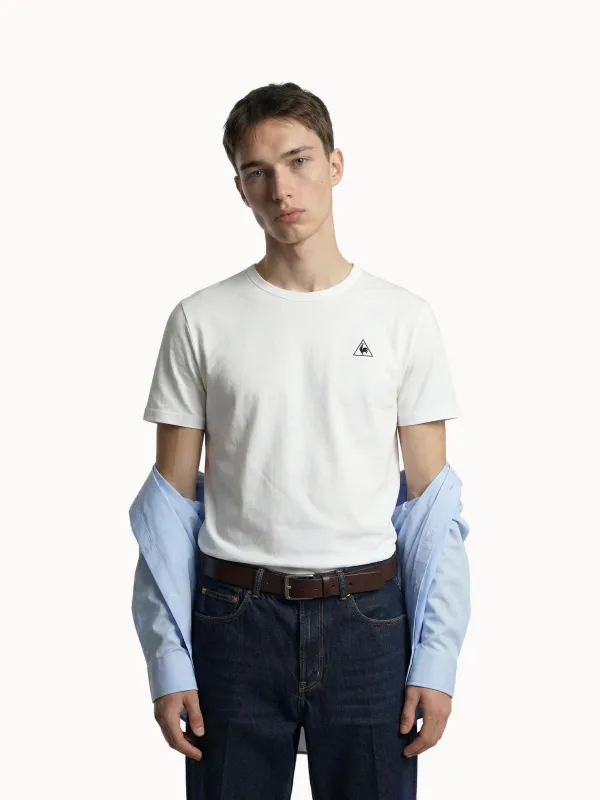 T-shirt en jersey de coton et logo triangle sold by Le Coq Sportif