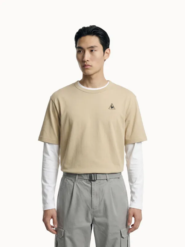 T-shirt oversize en jersey de coton et logo triangle sold by Le Coq Sportif