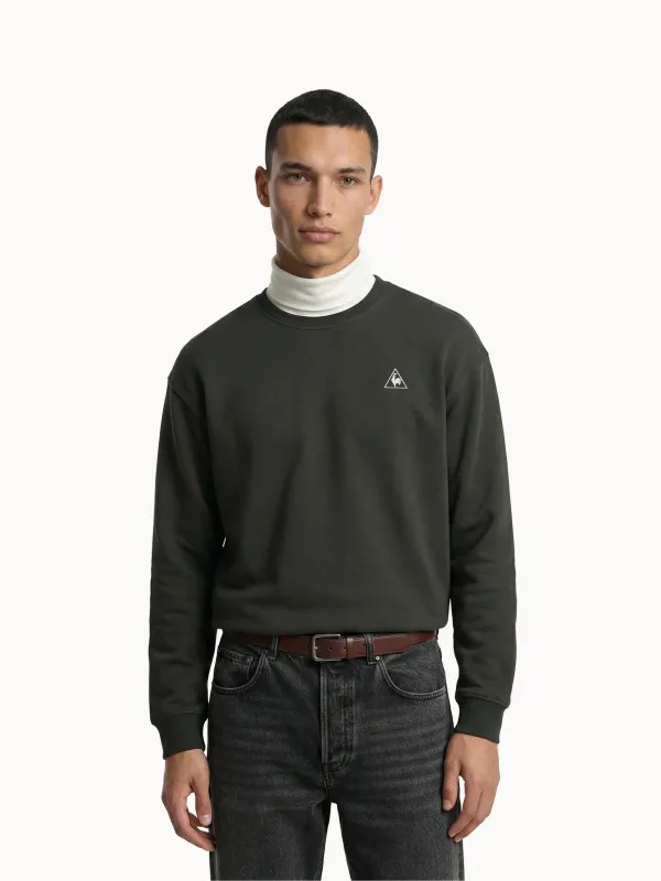 Sweat col rond relax double face et logo triangle sold by Le Coq Sportif