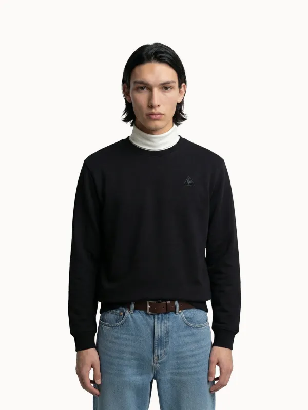 Sweat col rond relax double face et logo triangle sold by Le Coq Sportif