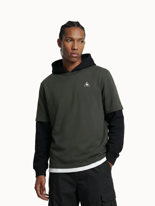 T-shirt oversize en jersey de coton et logo triangle made by Le Coq Sportif