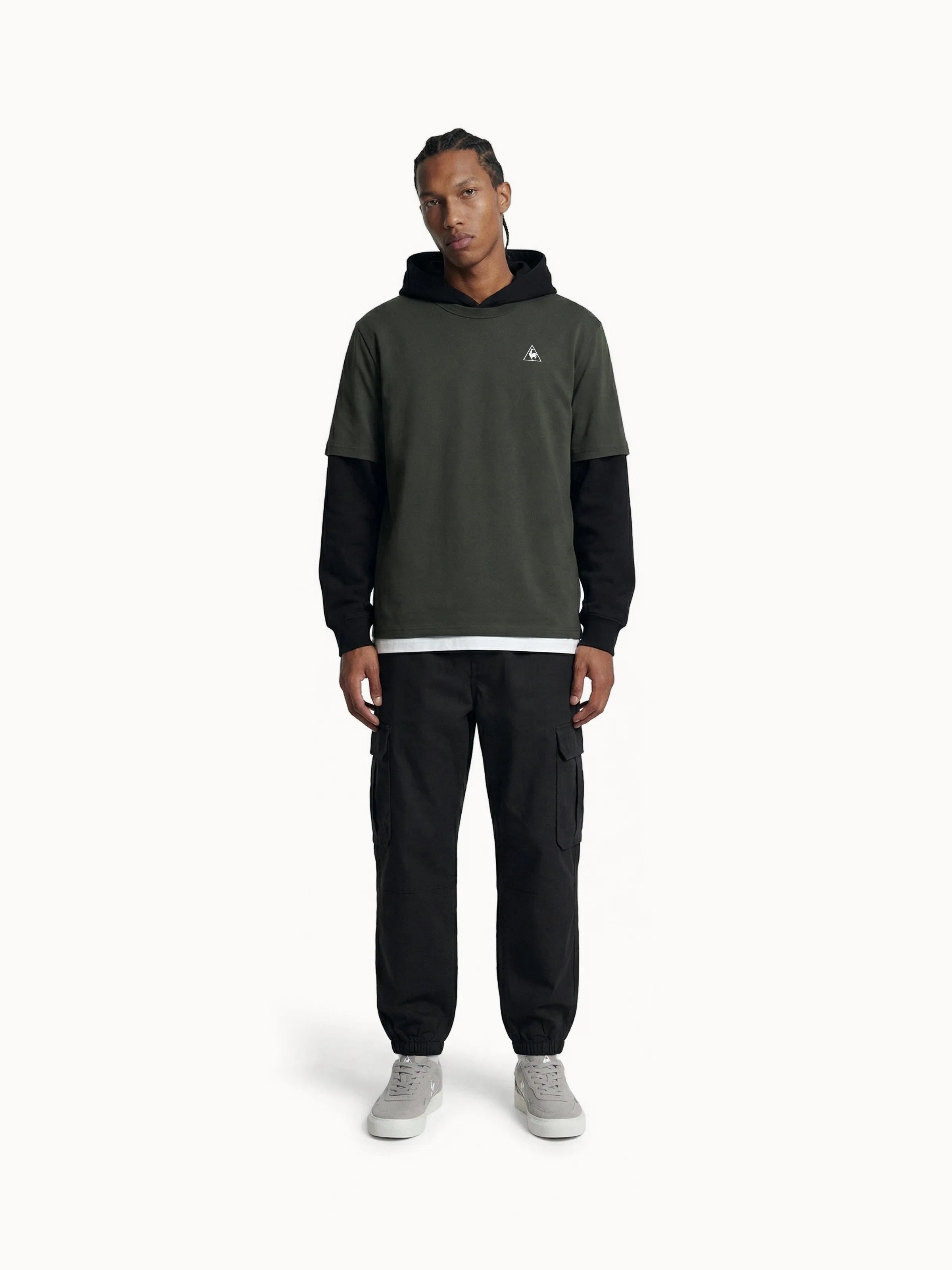 T-shirt oversize en jersey de coton et logo triangle sold by Le Coq Sportif product image thumbnail 2