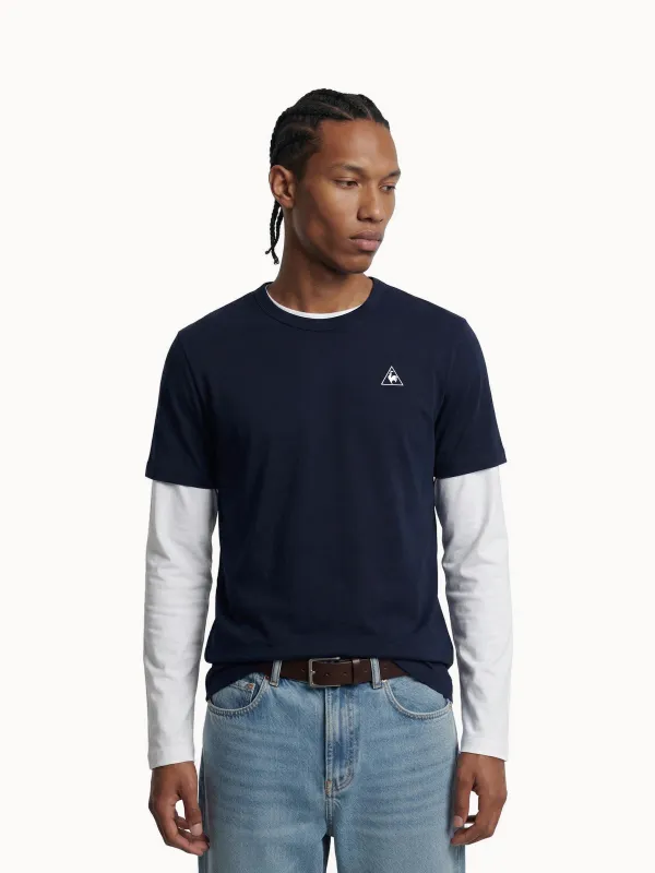 T-shirt en jersey de coton et logo triangle sold by Le Coq Sportif