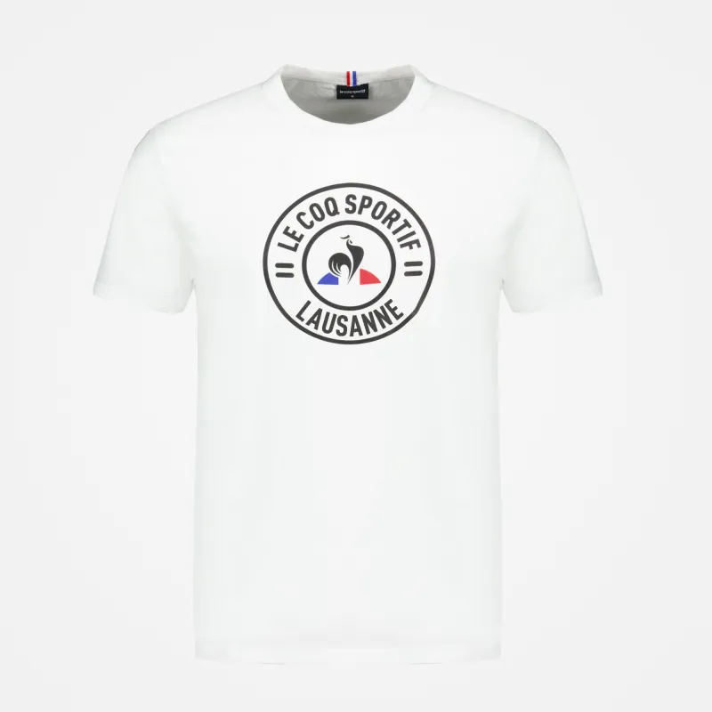 2211051-Tee VILLE SS N°1 M new optical white 6 | T-shirt Unisexe made by Le Coq Sportif