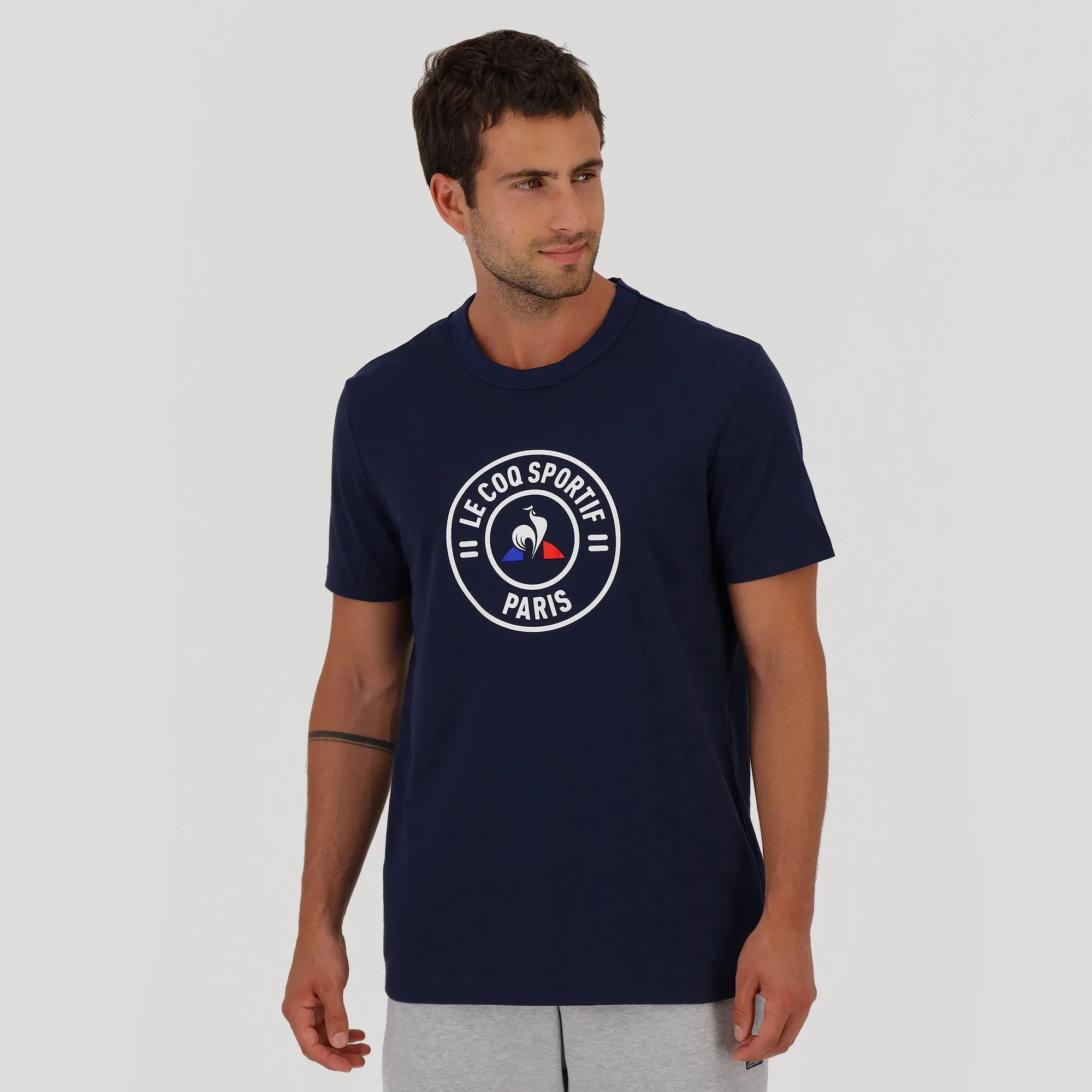 2211046-REOUVERTURE Tee SS N°1 M dress blues 1 | T-shirt Unisexe sold by Le Coq Sportif