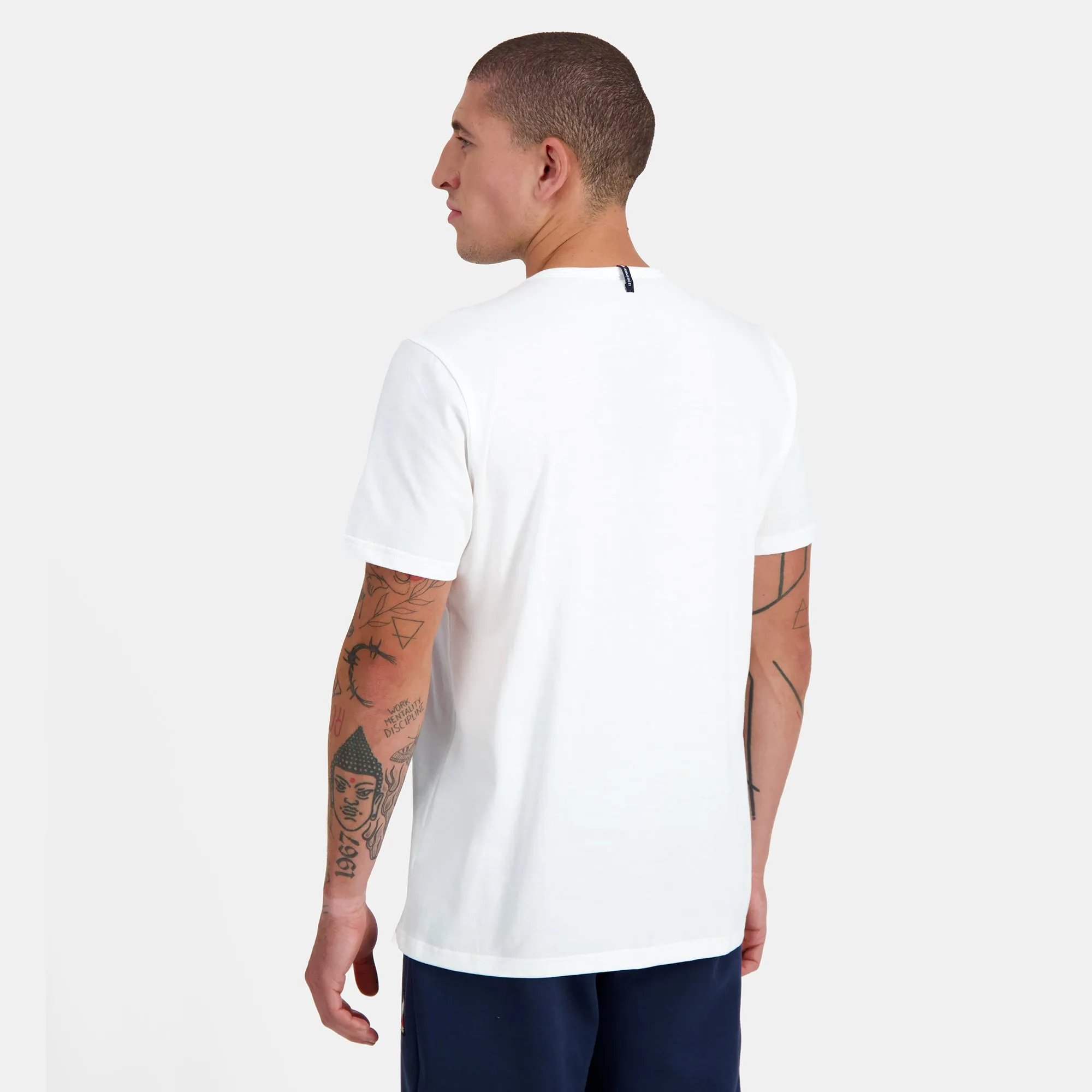 2310546-ESS Tee SS N°4 M new optical white | T-shirt Homme sold by Le Coq Sportif product image thumbnail 4