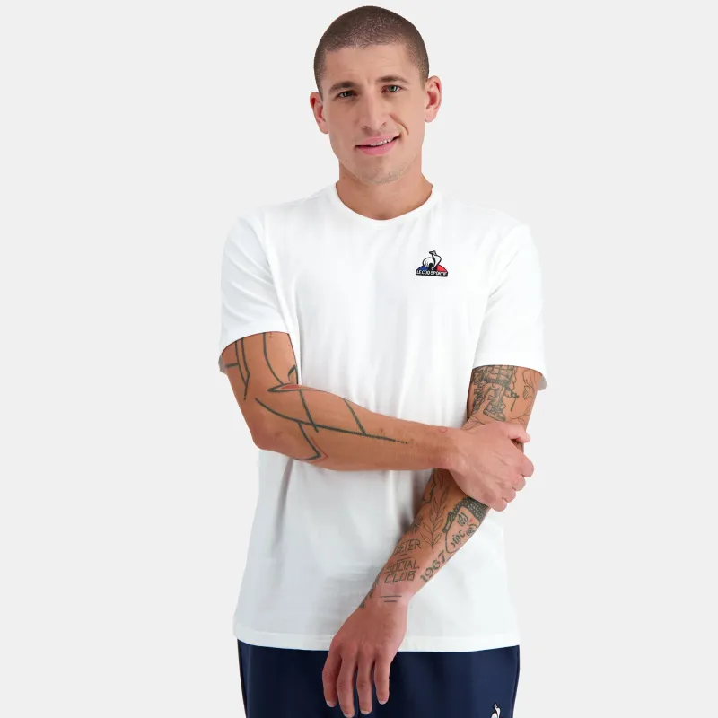 2310546-ESS Tee SS N°4 M new optical white | T-shirt Homme made by Le Coq Sportif