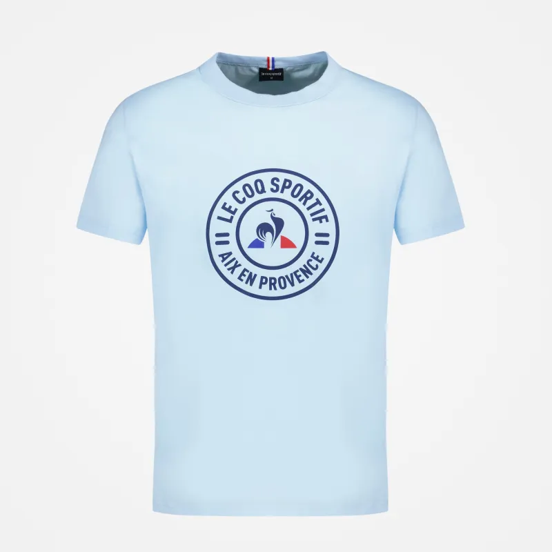 2121501-REOUVERTURE Tee SS N°1 M blue 92 | T-shirt Unisexe made by Le Coq Sportif