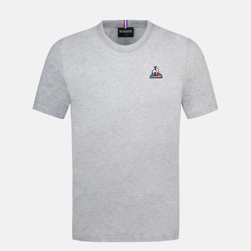 2120201-ESS Tee SS N°3 M gris chiné clair | T-shirt Homme made by Le Coq Sportif