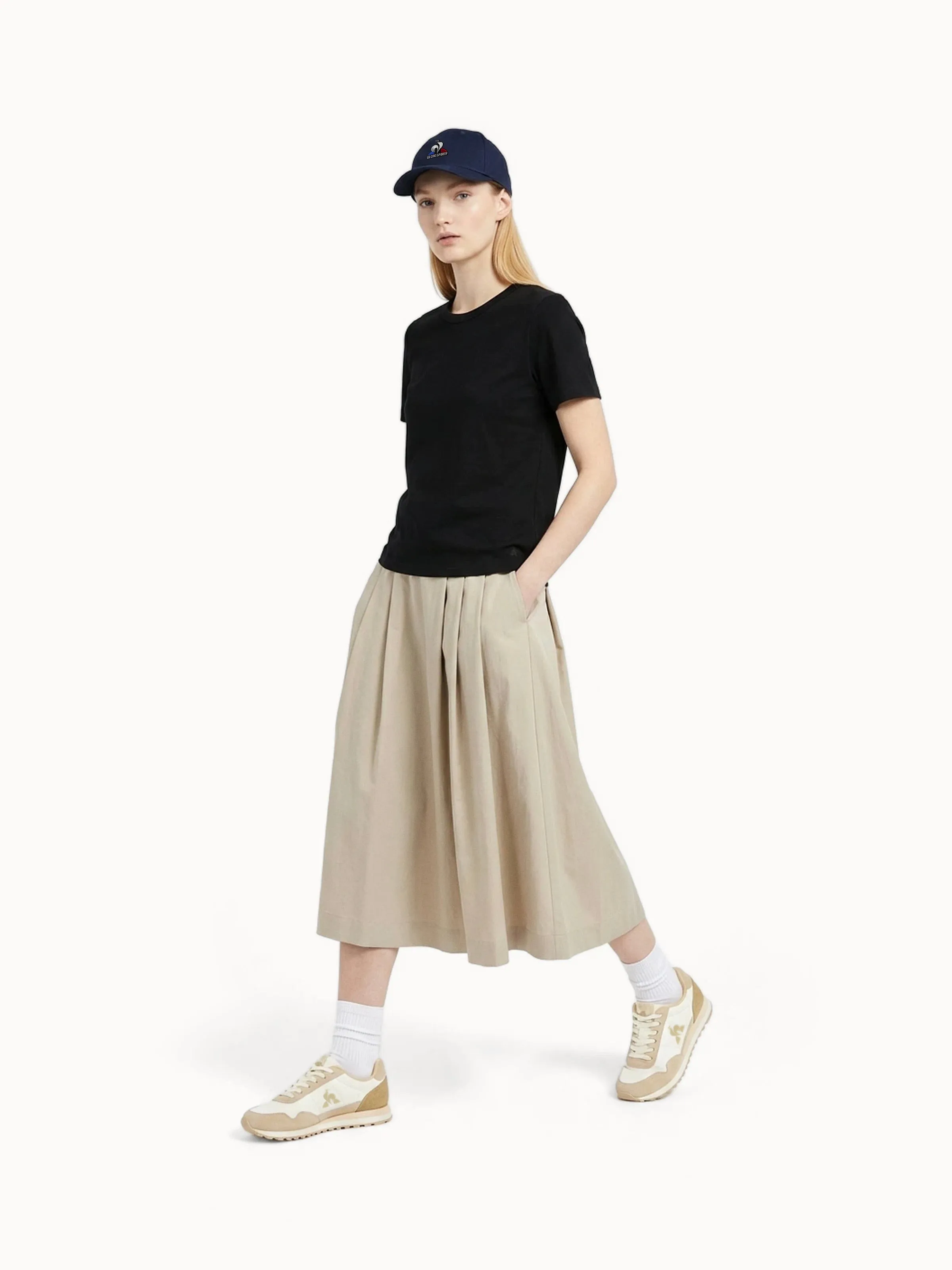 T-shirt crop Essentiel en jersey côtelé sold by Le Coq Sportif product image thumbnail 4