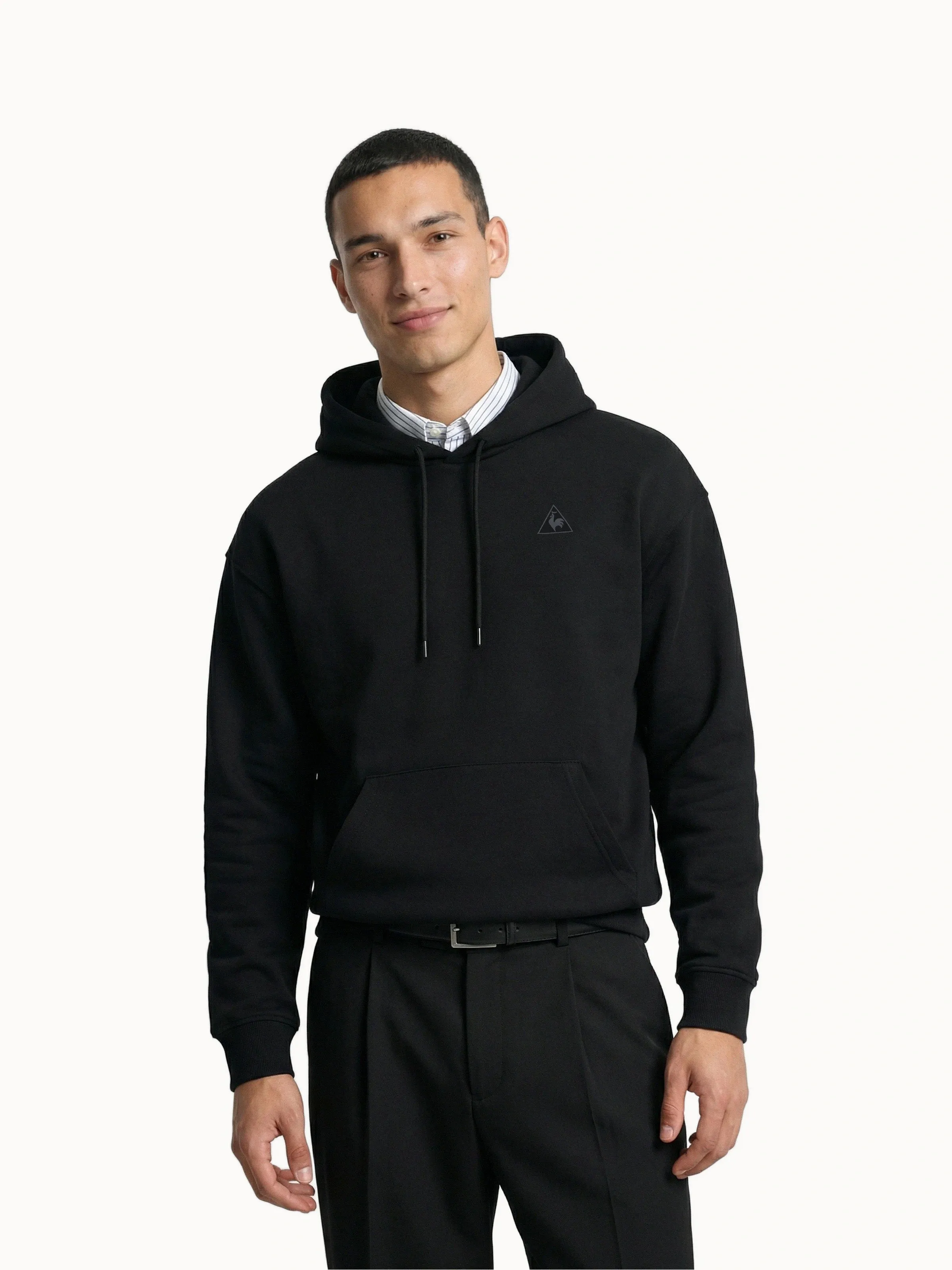 Sweat à capuche relax en double face sold by Le Coq Sportif