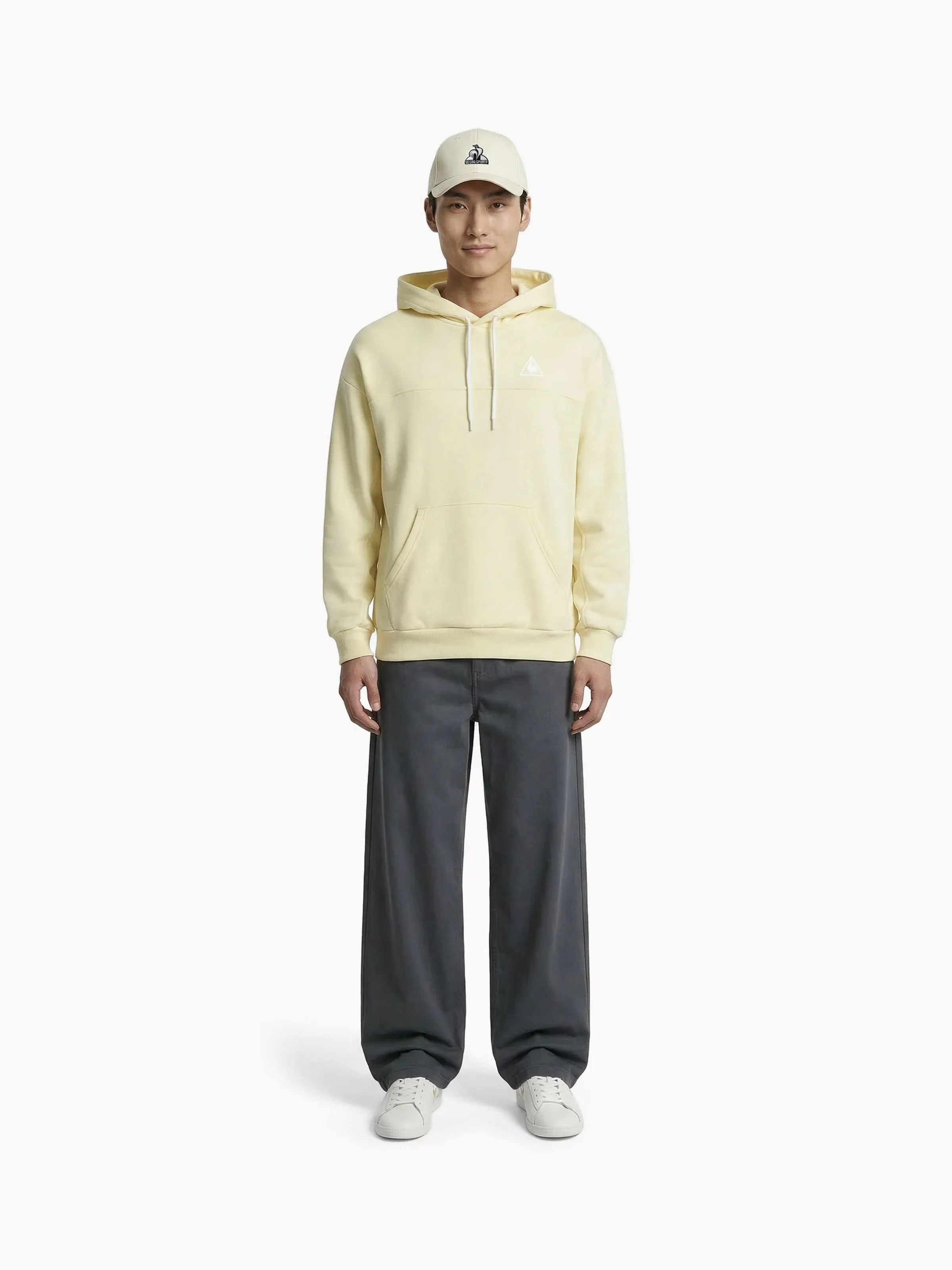 Sweat à capuche relax en molleton gratté sold by Le Coq Sportif product image thumbnail 5