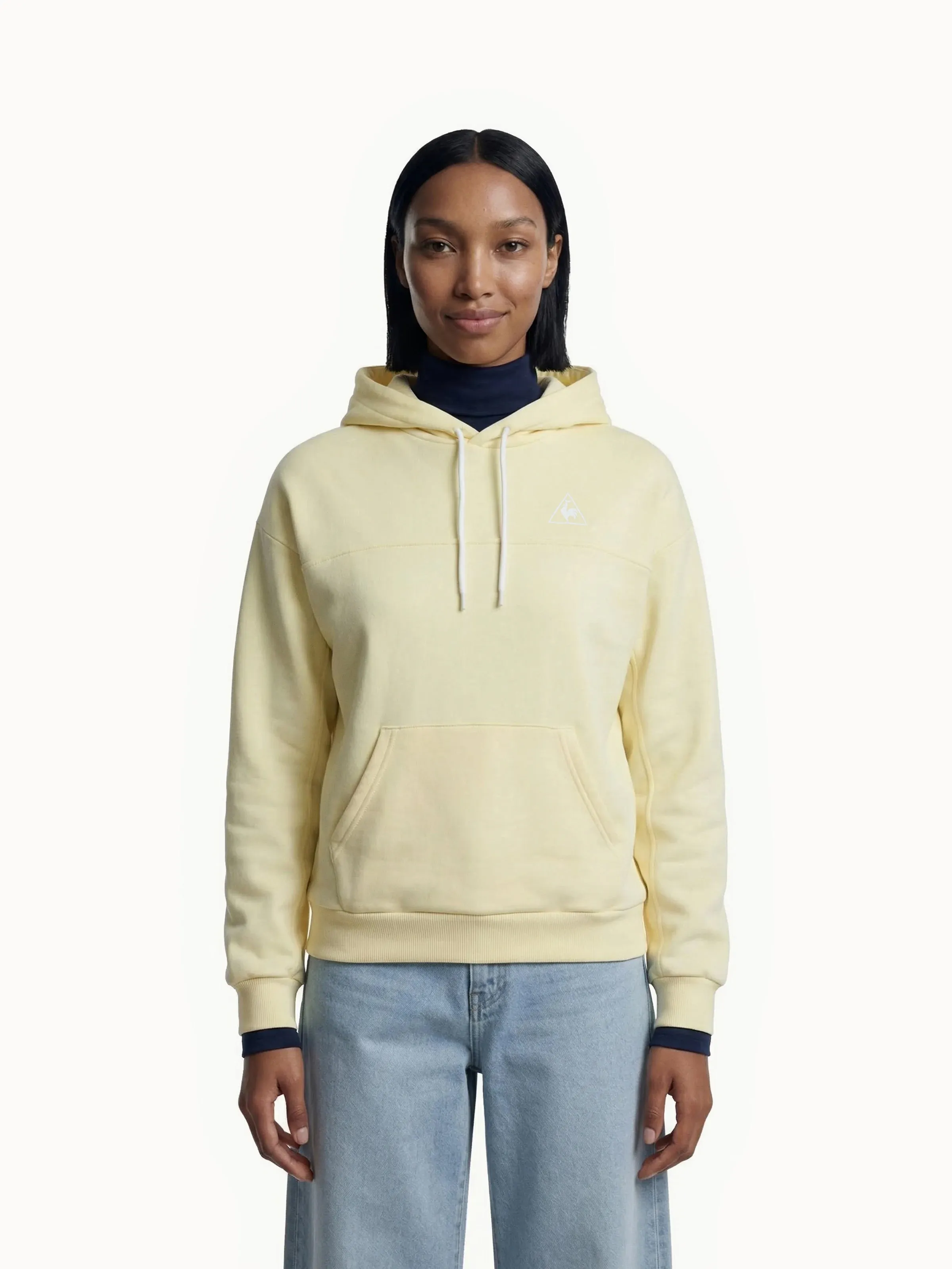 Sweat à capuche relax en molleton gratté sold by Le Coq Sportif