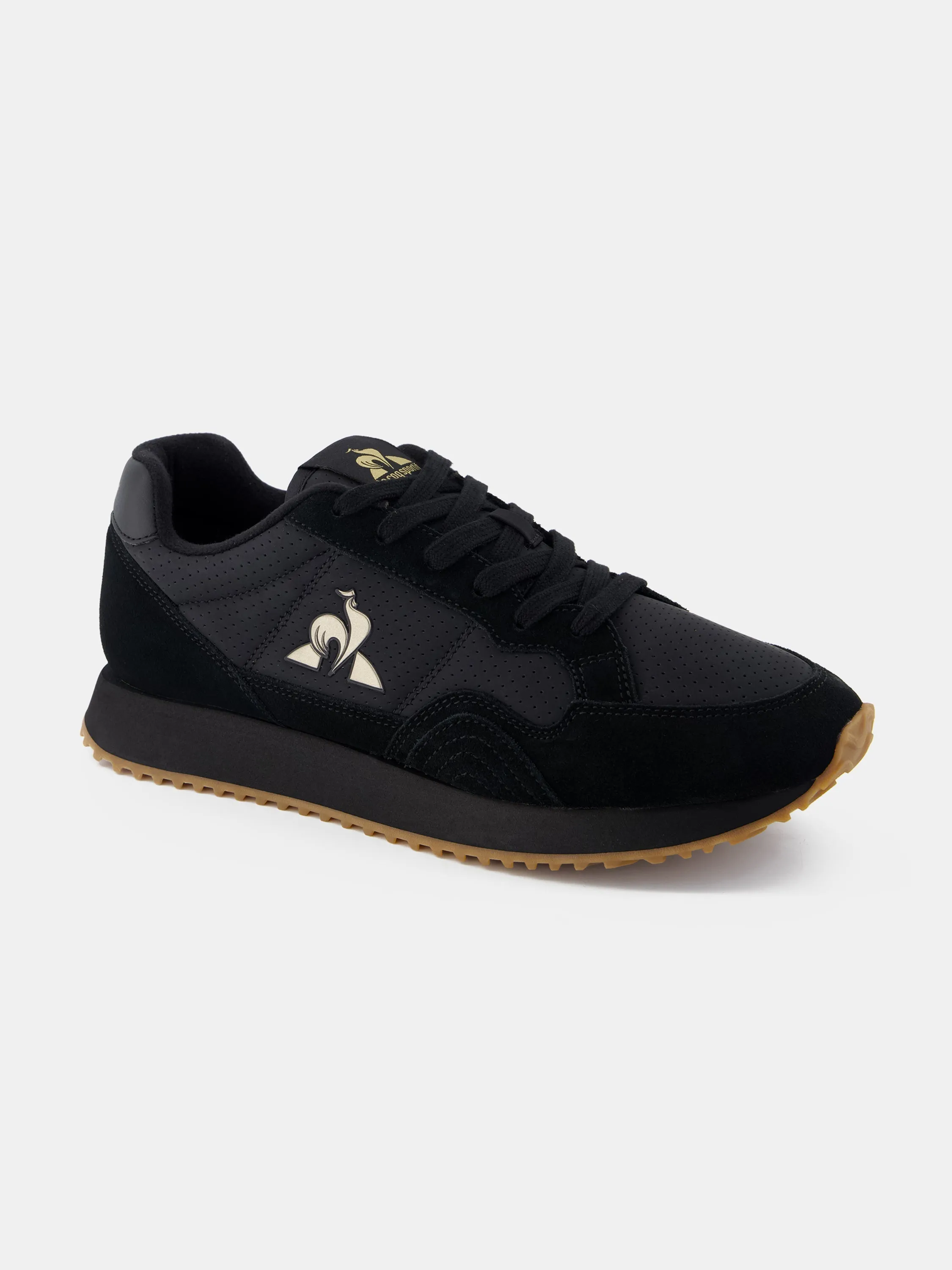 Sneakers rétro-running en cuir perforé et suede Jet Star sold by Le Coq Sportif product image thumbnail 2
