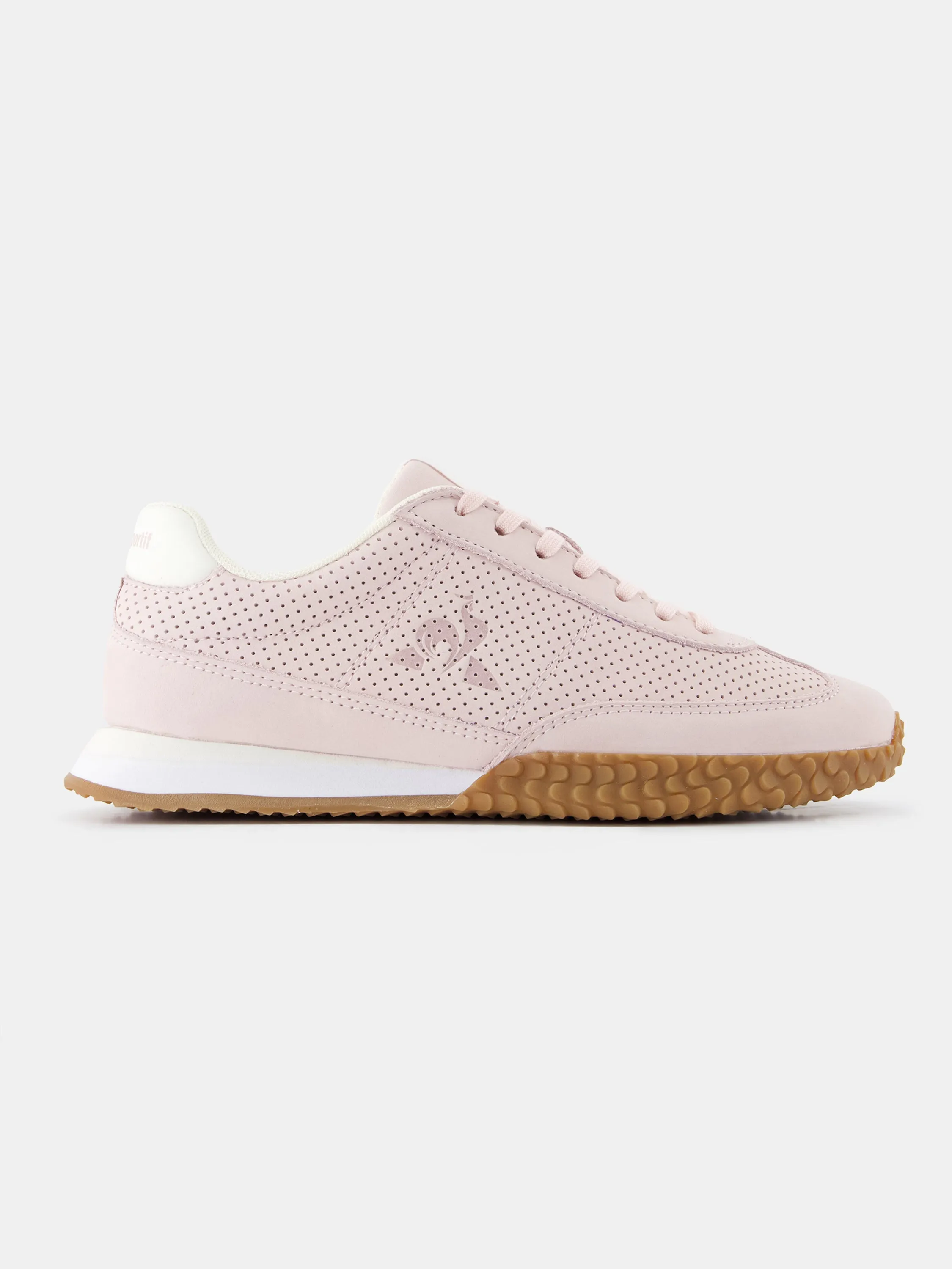 Sneakers rétro-running en nubuck et détails suede Veloce sold by Le Coq Sportif