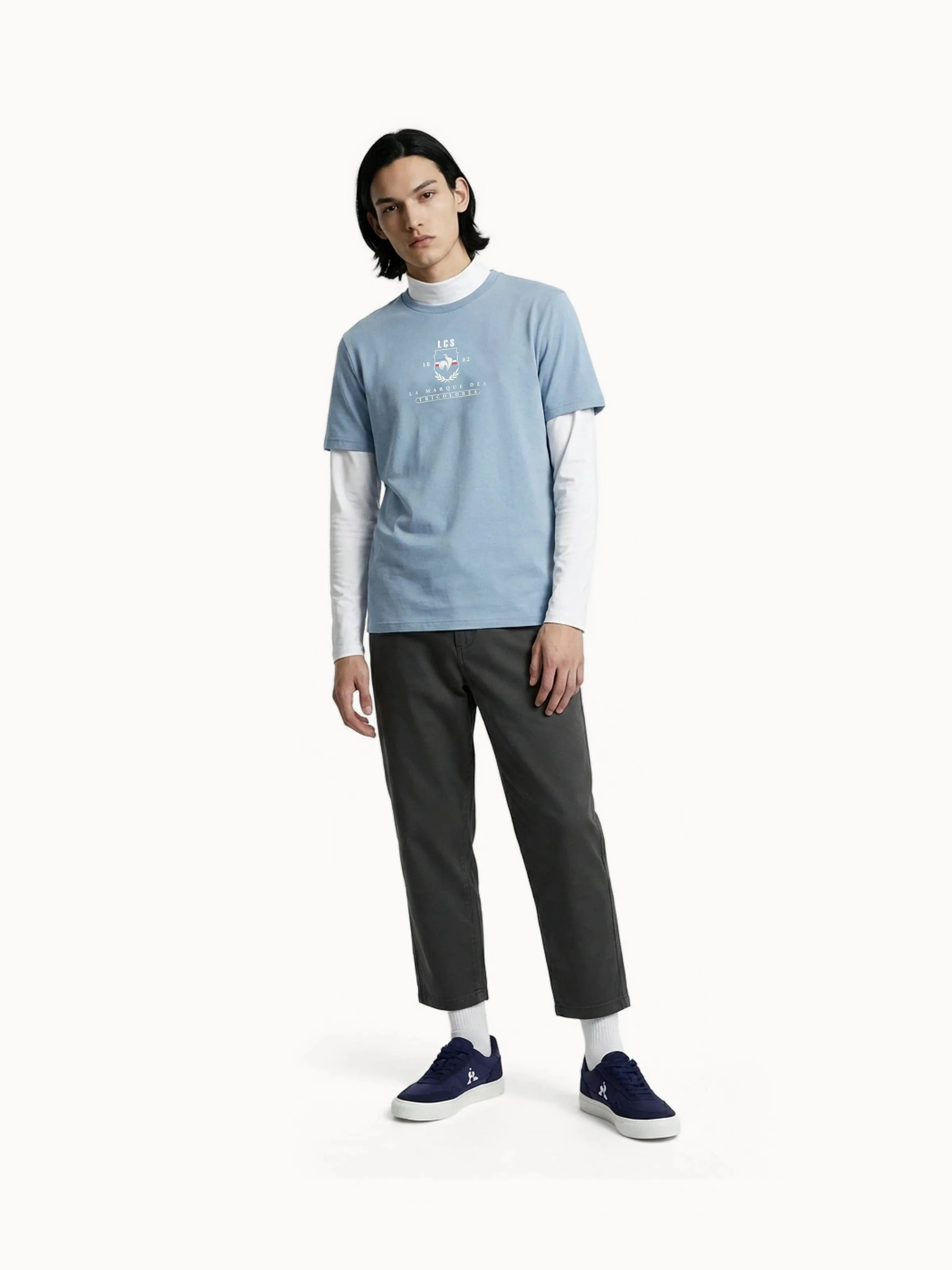 T-shirt en jersey de coton sold by Le Coq Sportif product image thumbnail 4