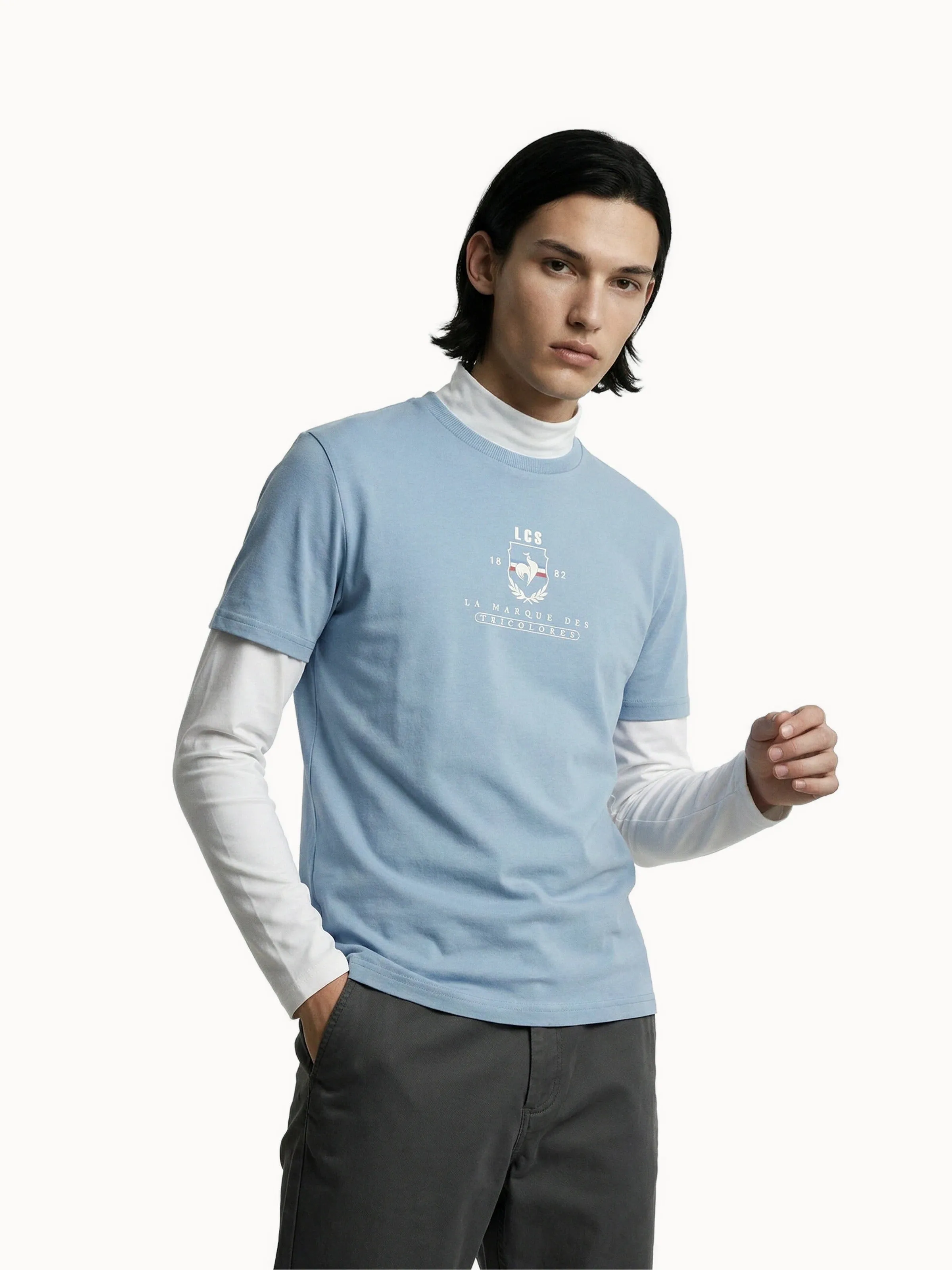 T-shirt en jersey de coton sold by Le Coq Sportif