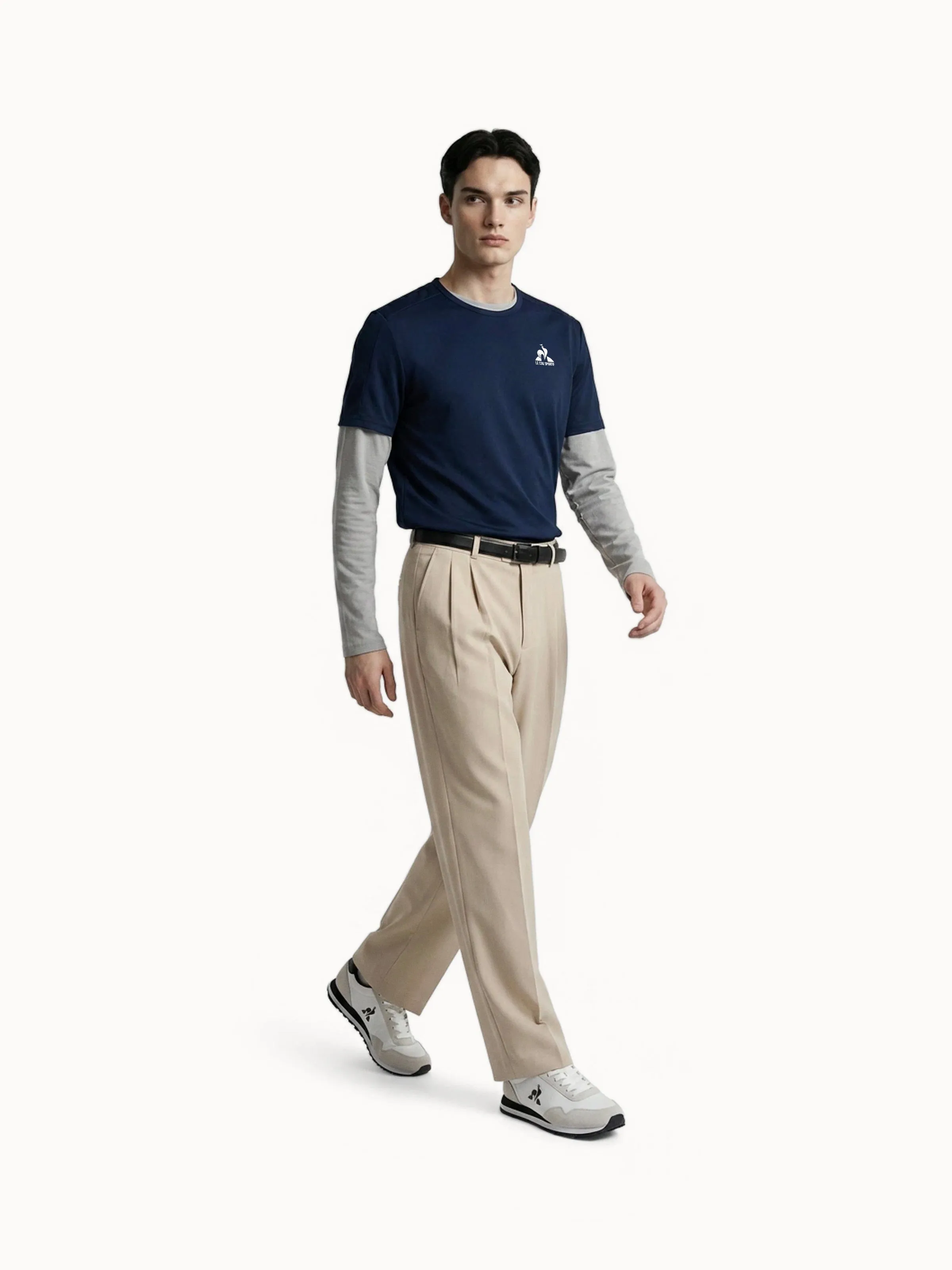 T-shirt Tennis léger en jersey effet piqué sold by Le Coq Sportif product image thumbnail 4