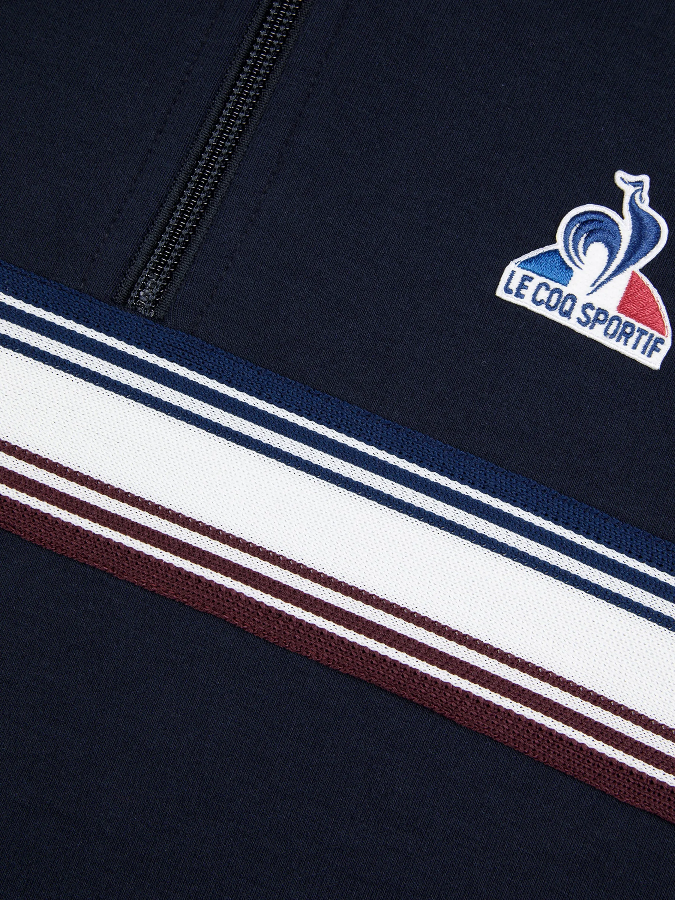 Sweat demi-zippé en double face avec bande rayée sold by Le Coq Sportif product image thumbnail 5