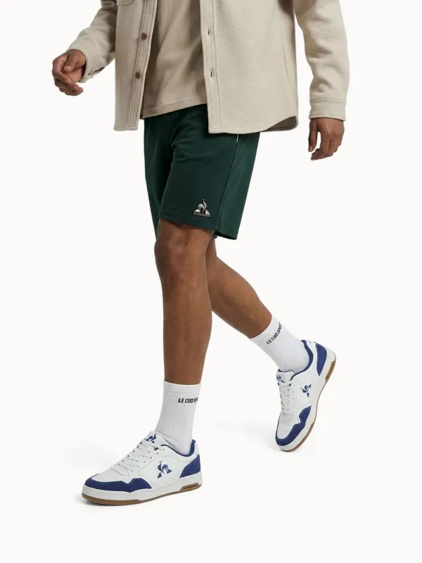 Short Coq d'Argent en jersey double effet piqué made by Le Coq Sportif