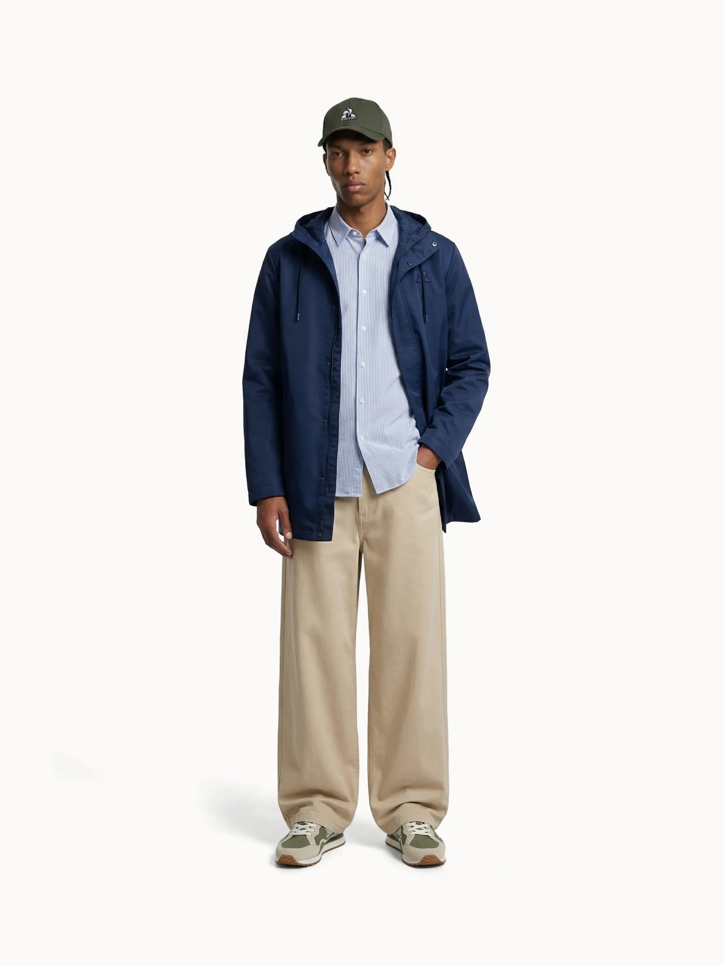 Veste zippée à capuche mi-longue déperlante sold by Le Coq Sportif product image thumbnail 4