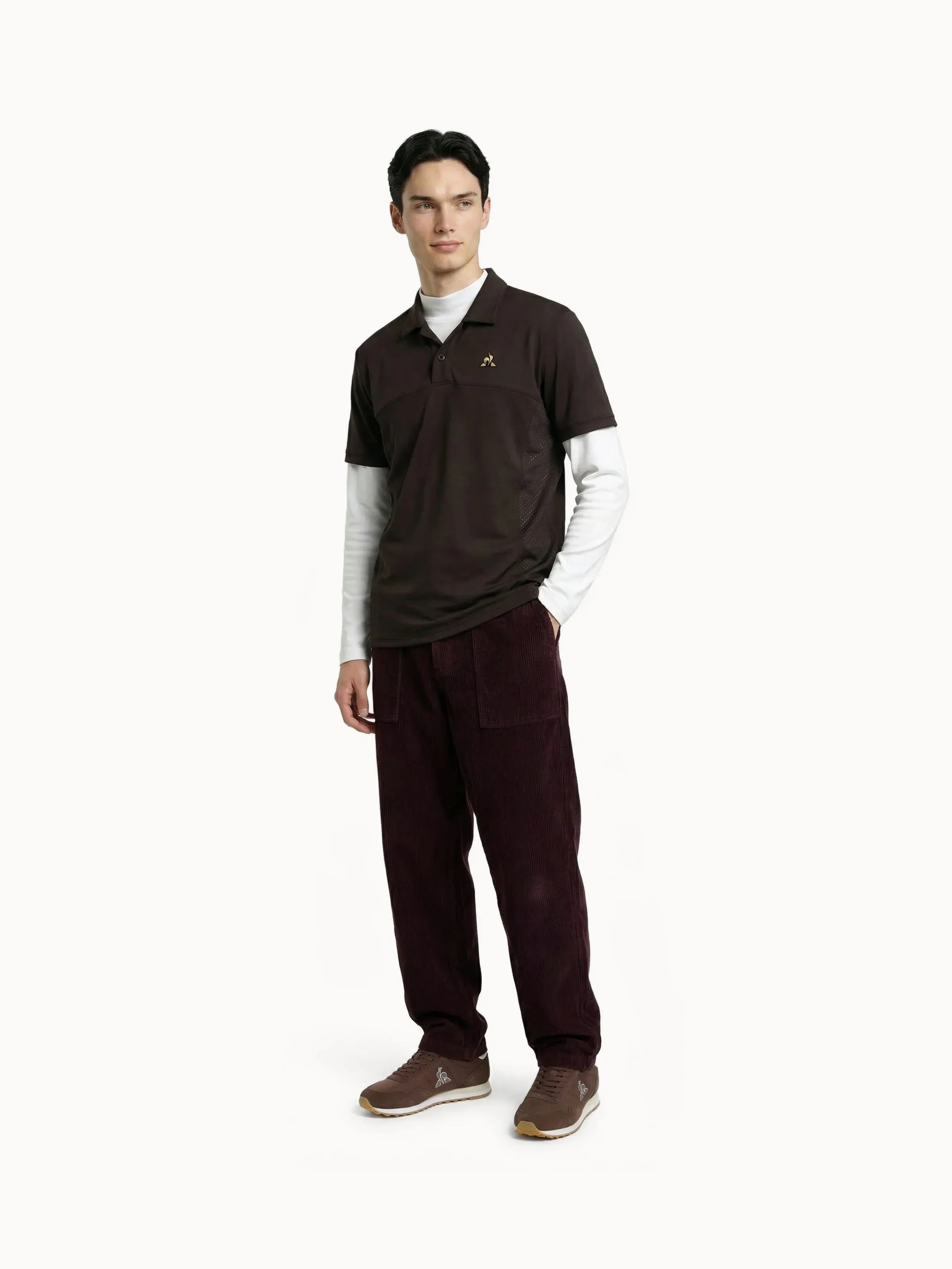 Polo Coq d'Or en double face avec détails texturés sold by Le Coq Sportif product image thumbnail 4