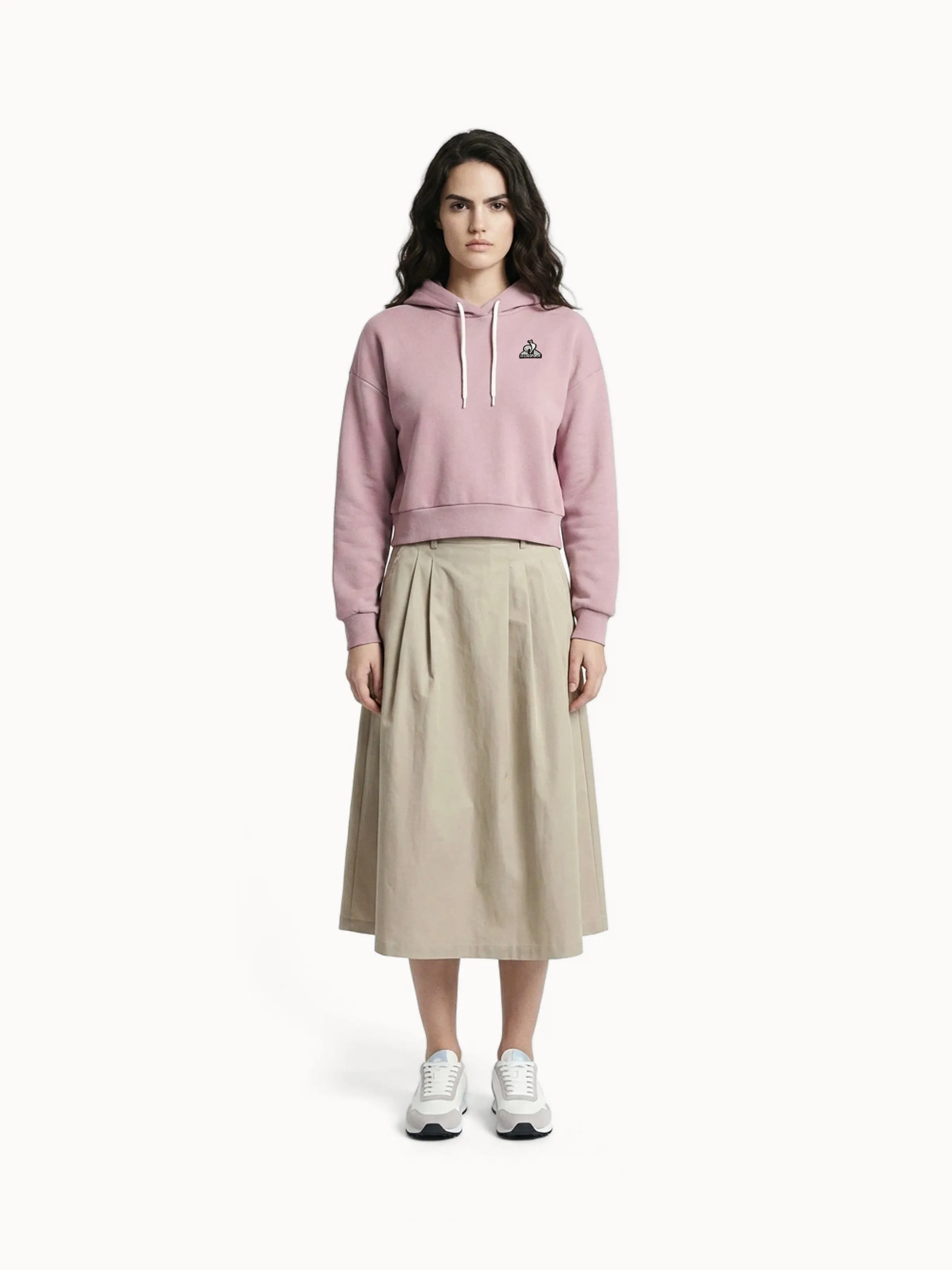 Sweat à capuche court en molleton sold by Le Coq Sportif product image thumbnail 4