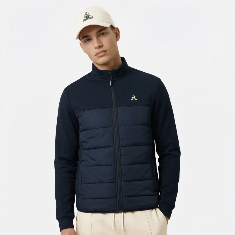 Veste zippée matelassée Coq d'Or en double face made by Le Coq Sportif