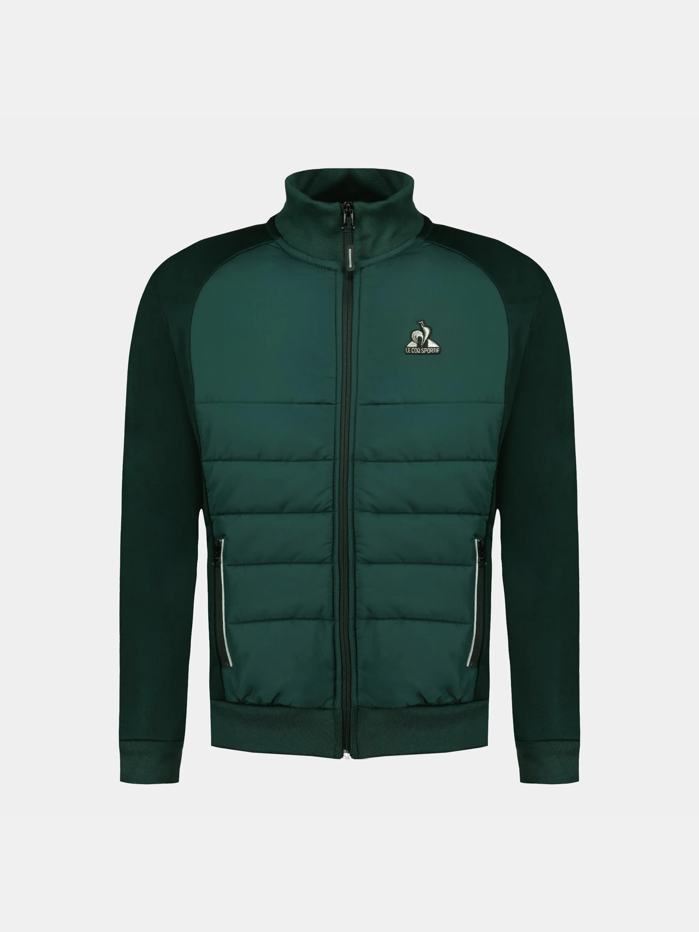 Veste zippée matelassée bi-matière avec détail tricolore sold by Le Coq Sportif product image thumbnail 2