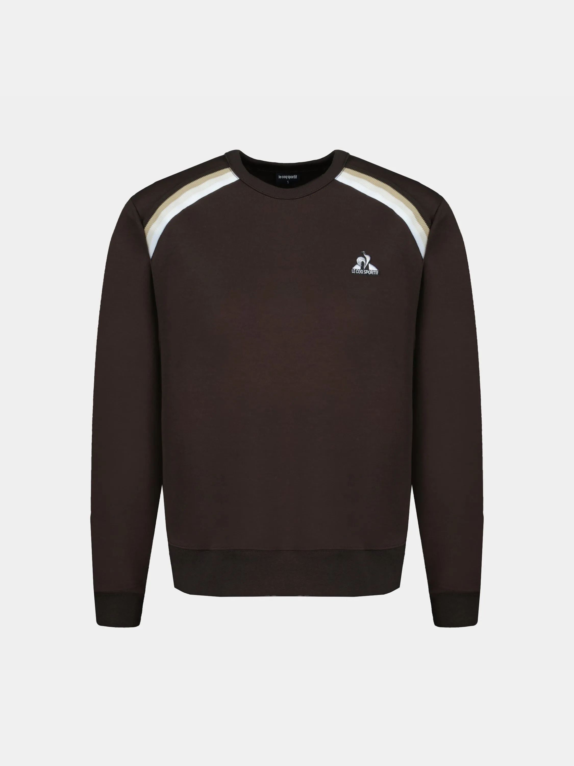 Sweat col rond en double face avec bandes rayées épaules sold by Le Coq Sportif product image thumbnail 2