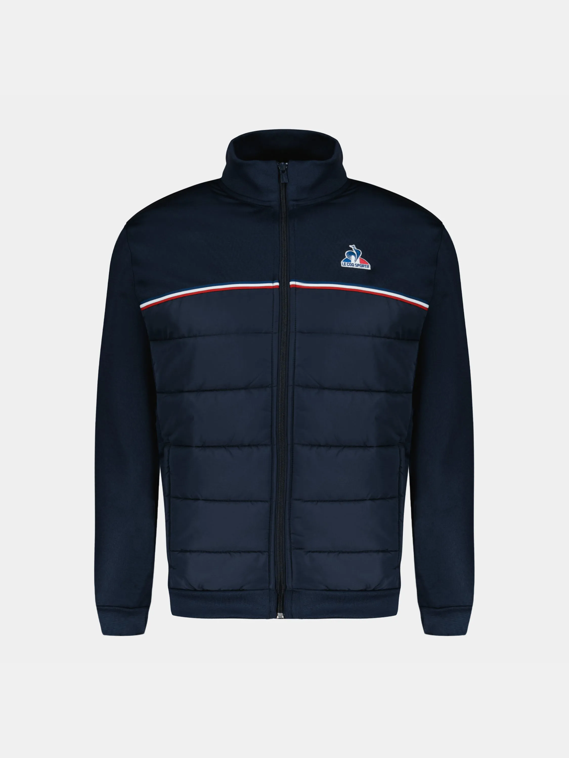 Veste zippée matelassée bi-matière avec détail tricolore sold by Le Coq Sportif product image thumbnail 2
