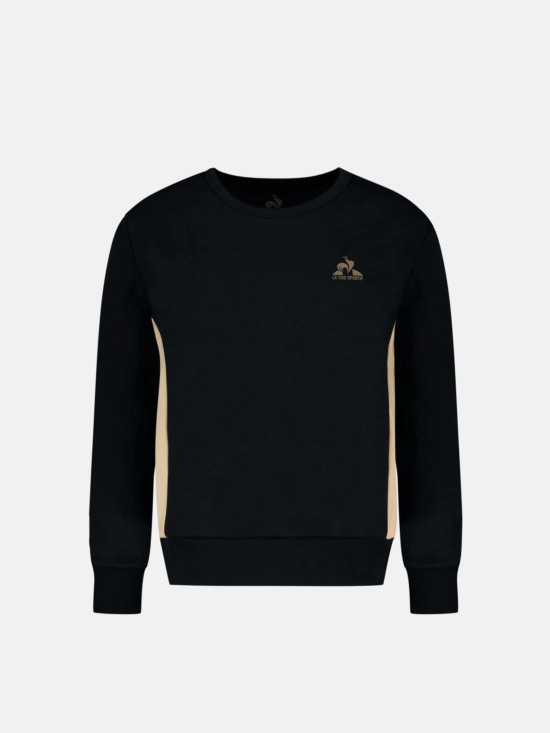 Sweat col rond en double face avec bandes côtés contrastées sold by Le Coq Sportif product image thumbnail 2