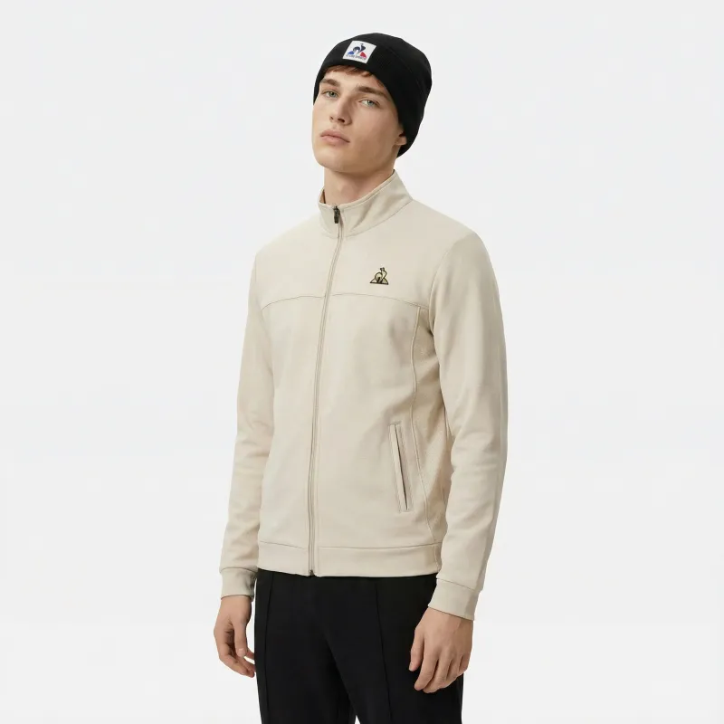 Veste zippée Coq d'Or en double face avec détails texturés made by Le Coq Sportif