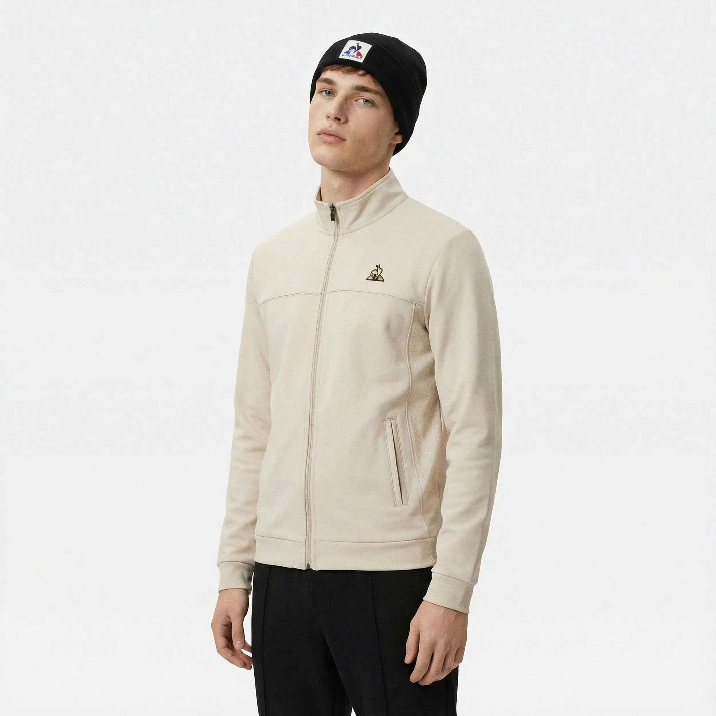 Veste zippée Coq d'Or en double face avec détails texturés sold by Le Coq Sportif