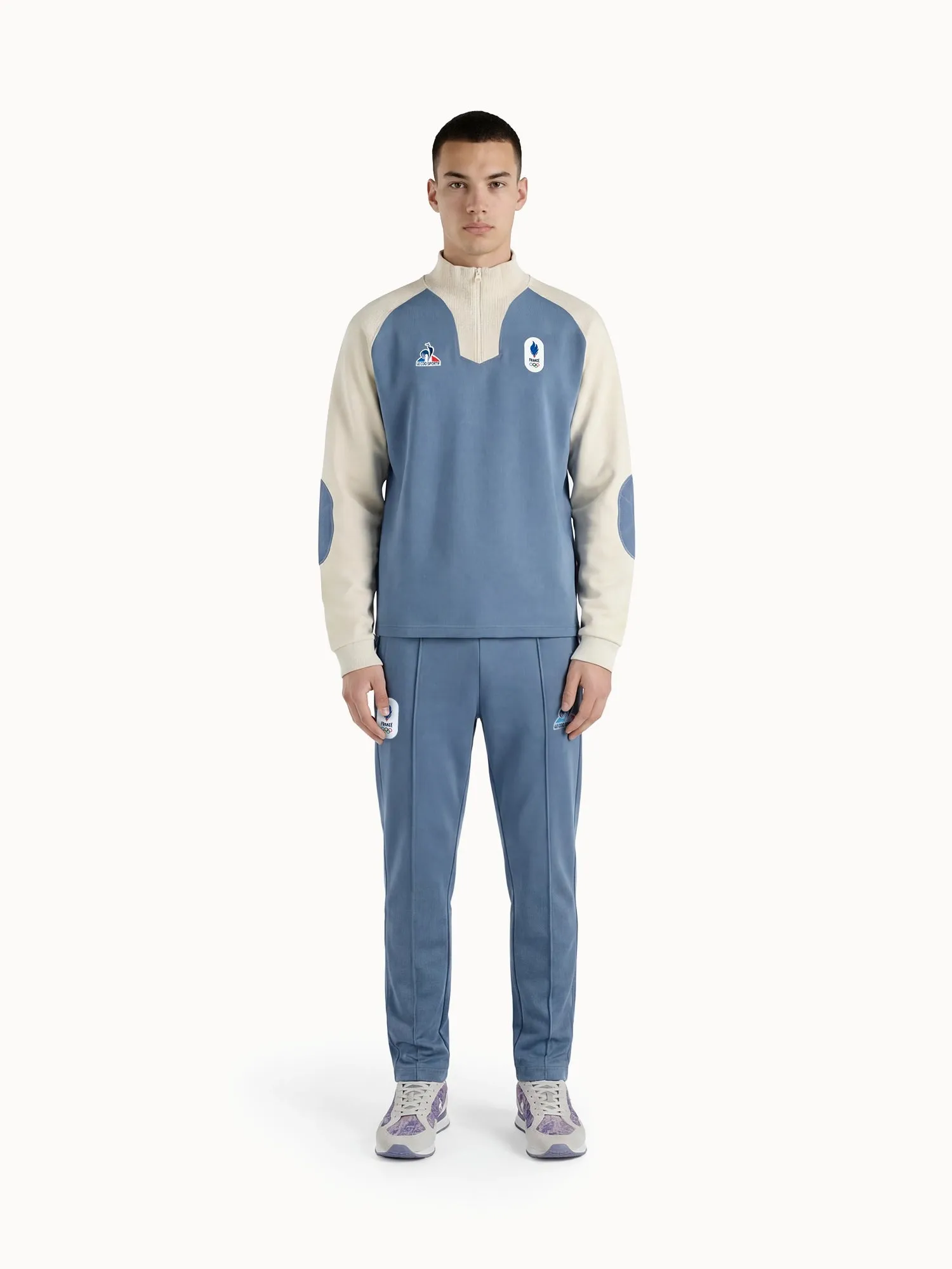 Polo col zippé Équipe de France Olympique 2026 sold by Le Coq Sportif product image thumbnail 4