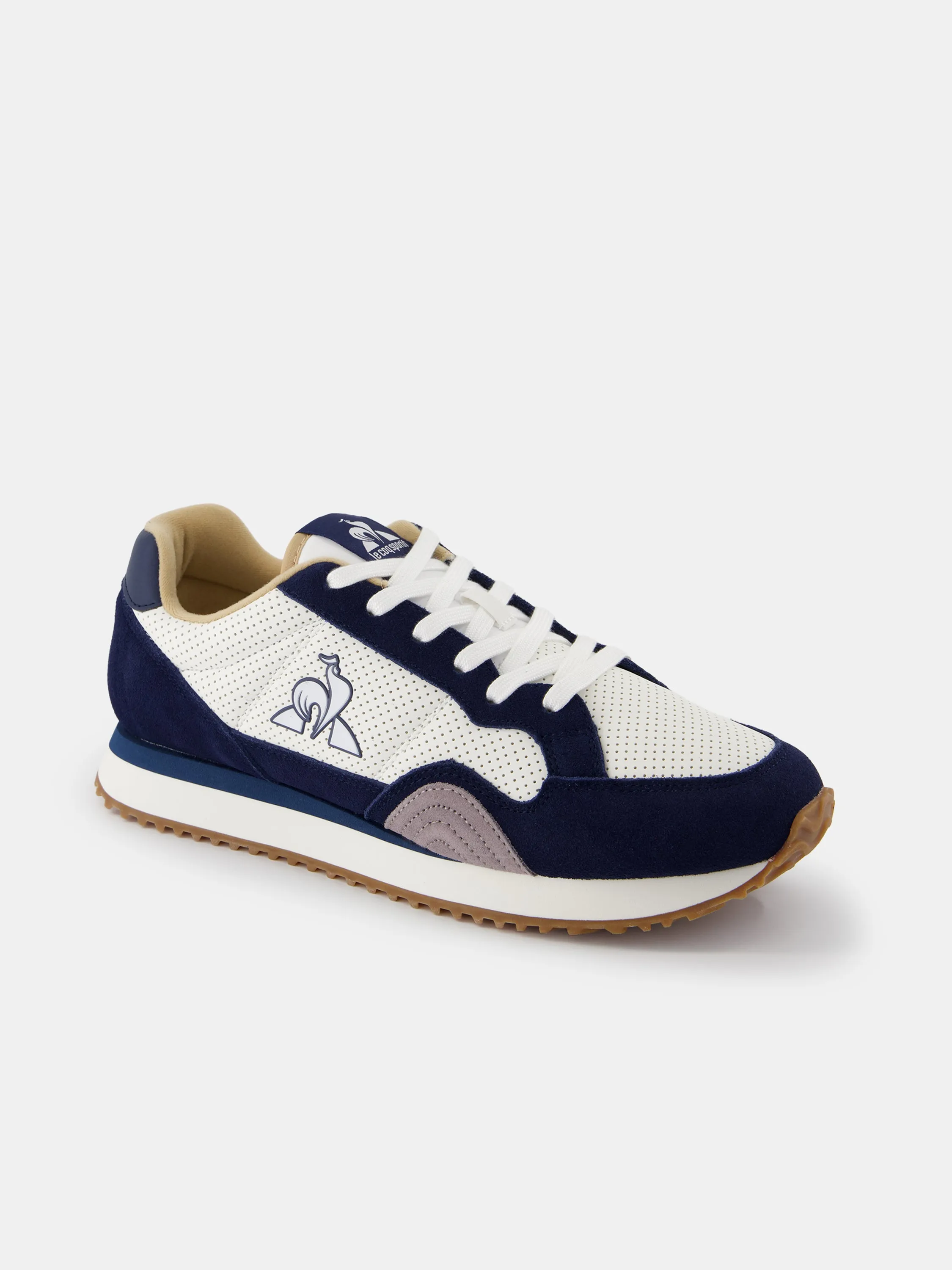 Sneakers rétro-running en cuir perforé et suede Jet Star sold by Le Coq Sportif product image thumbnail 2