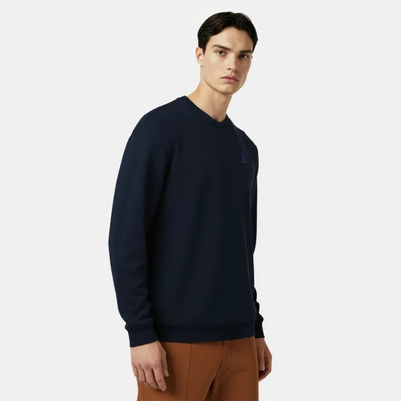 Sweat col rond Essentiel en double face made by Le Coq Sportif