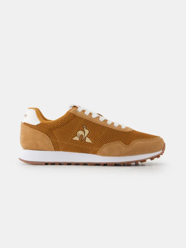 Sneakers retro-running en mesh et suede Astra made by Le Coq Sportif