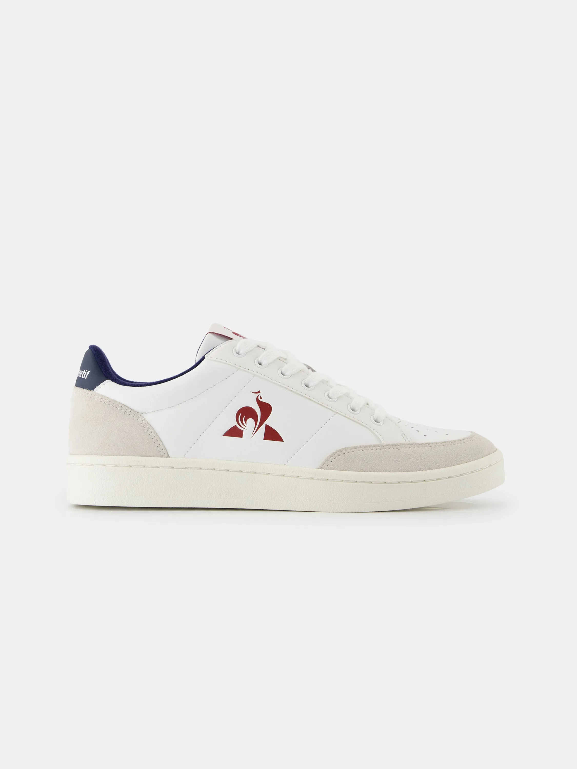 Sneakers de ville en cuir et détails suede Courtnet sold by Le Coq Sportif