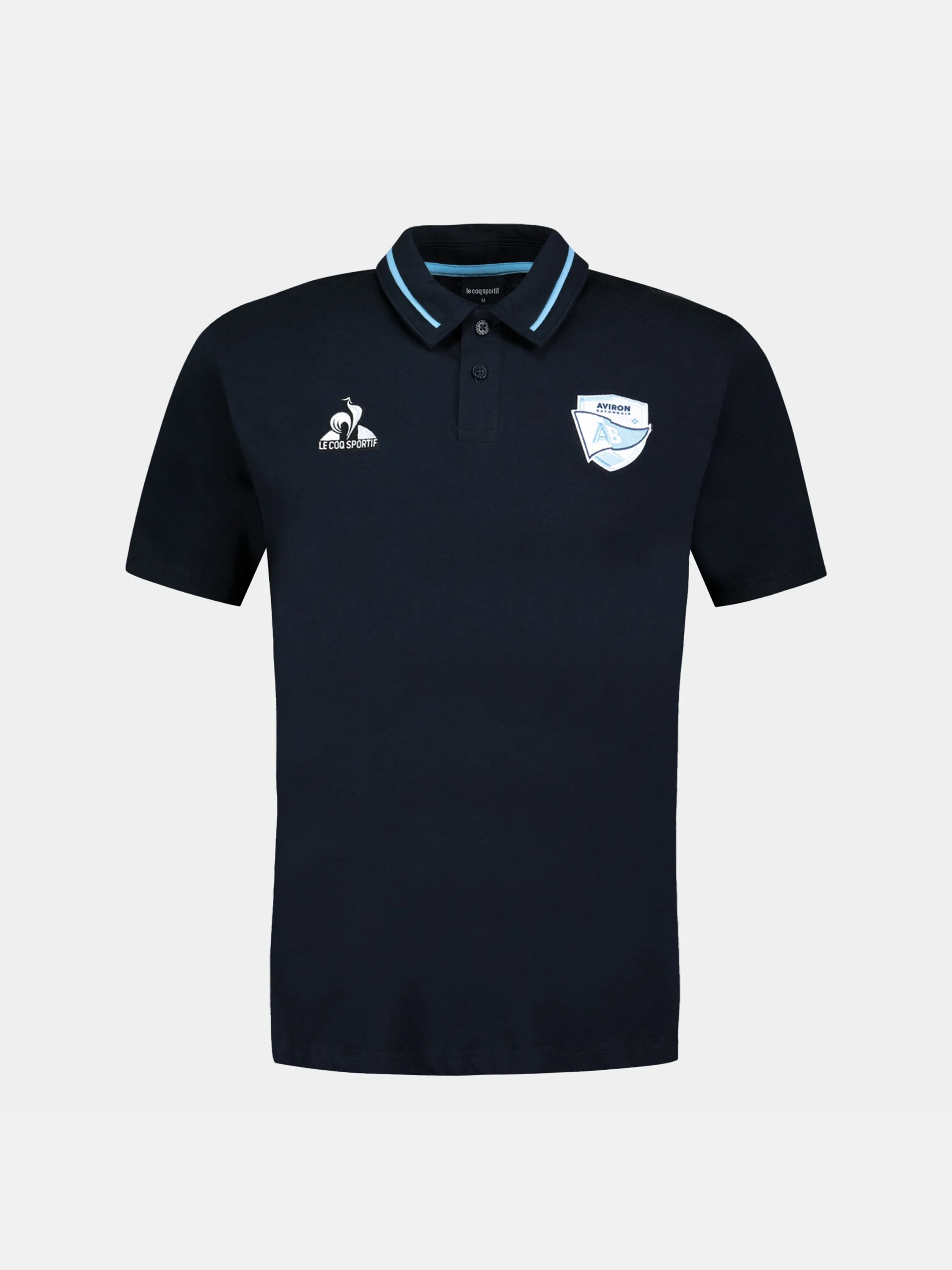 2520804-AB PRESTIGE Polo SS N°1 M sky captain | Polo Homme sold by Le Coq Sportif