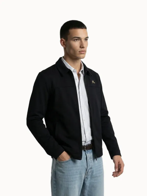 Veste zippée technique Coq d'Or et col polo made by Le Coq Sportif