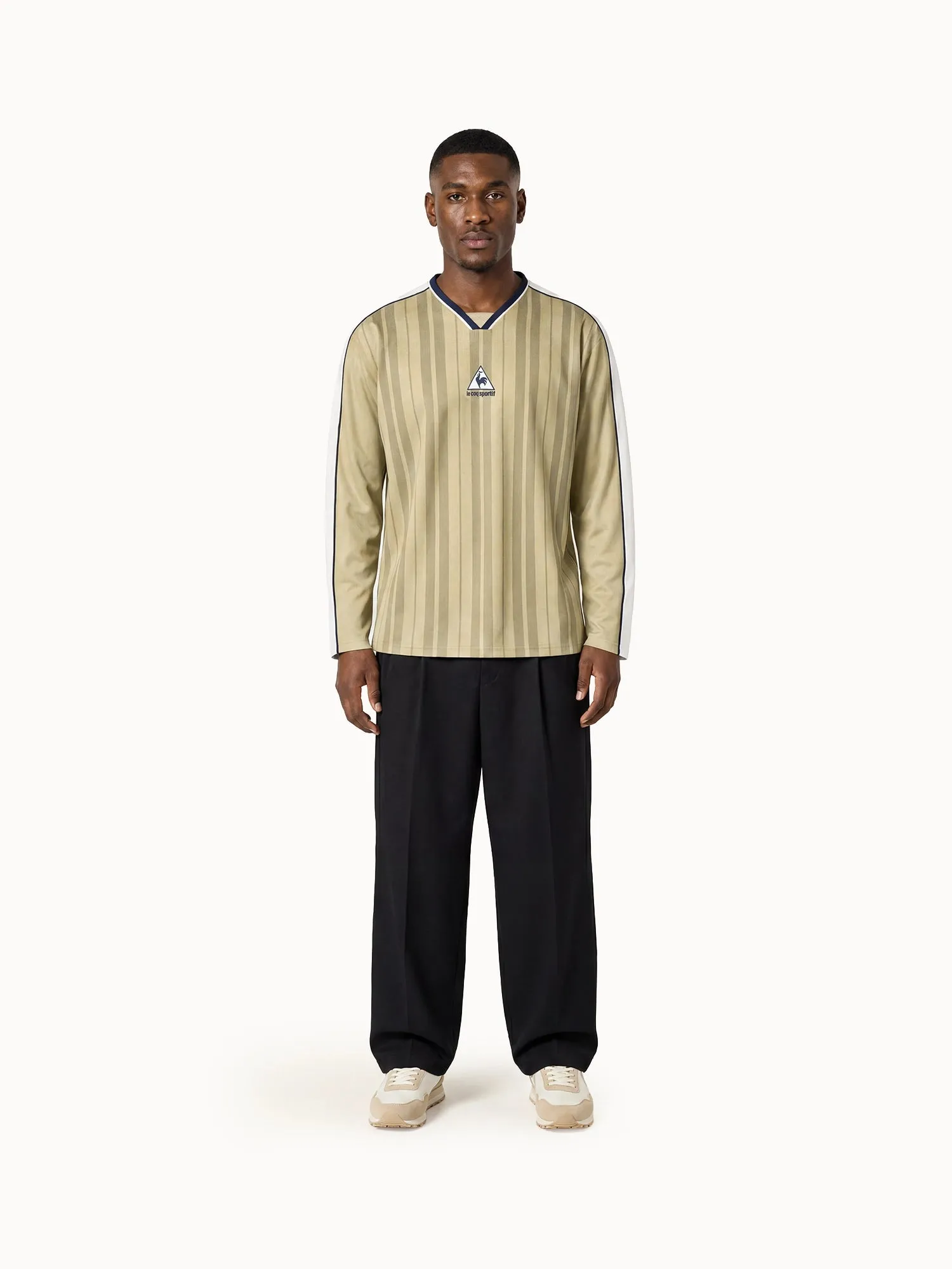 2610831-SMU Jersey LS N°2 M safari/marshmallow | Maillot manches longues Homme sold by Le Coq Sportif product image thumbnail 2