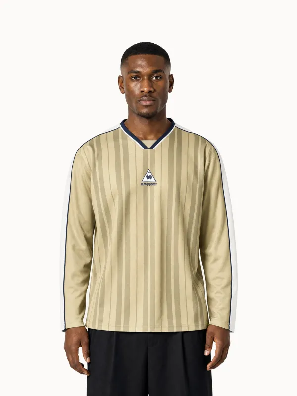 2610831-SMU Jersey LS N°2 M safari/marshmallow | Maillot manches longues Homme made by Le Coq Sportif