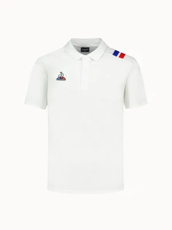 2320168-Polo SS PRESENTATION TRI N°2 M new optic | Polo Homme made by Le Coq Sportif